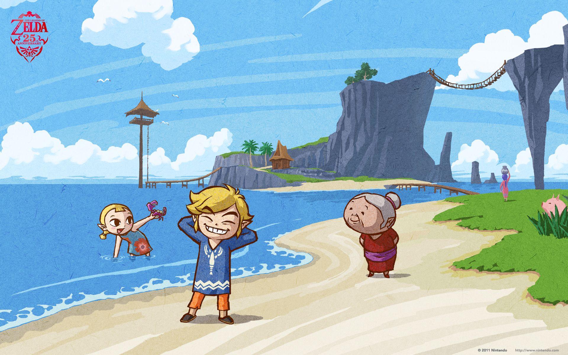 1920x1200 25th anniversary wallpaper Wind Waker Wallpaper 24925322
