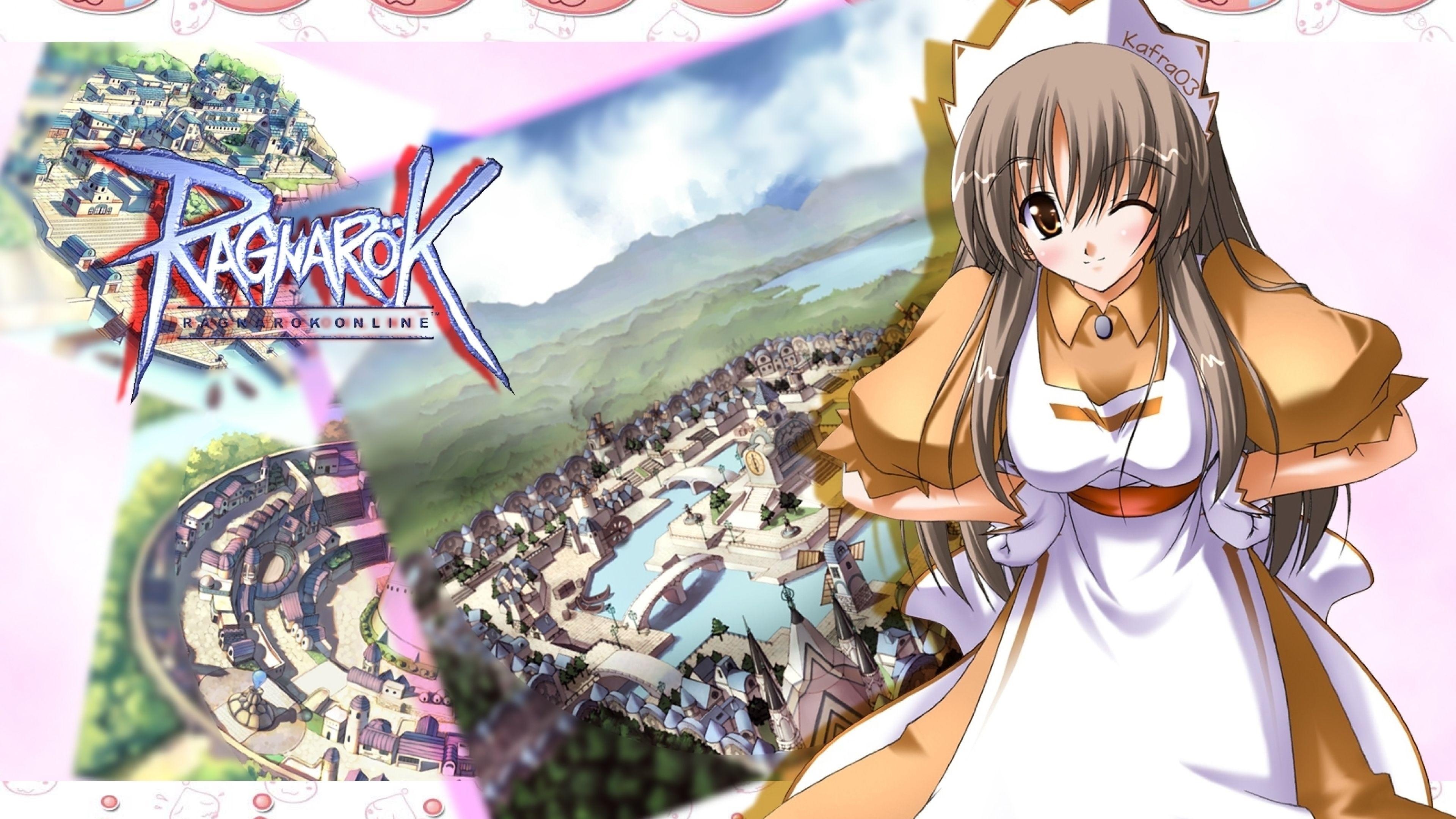 3840x2160 ragnarok online, girl, wink 4K Wallpaper, HD Anime 4K