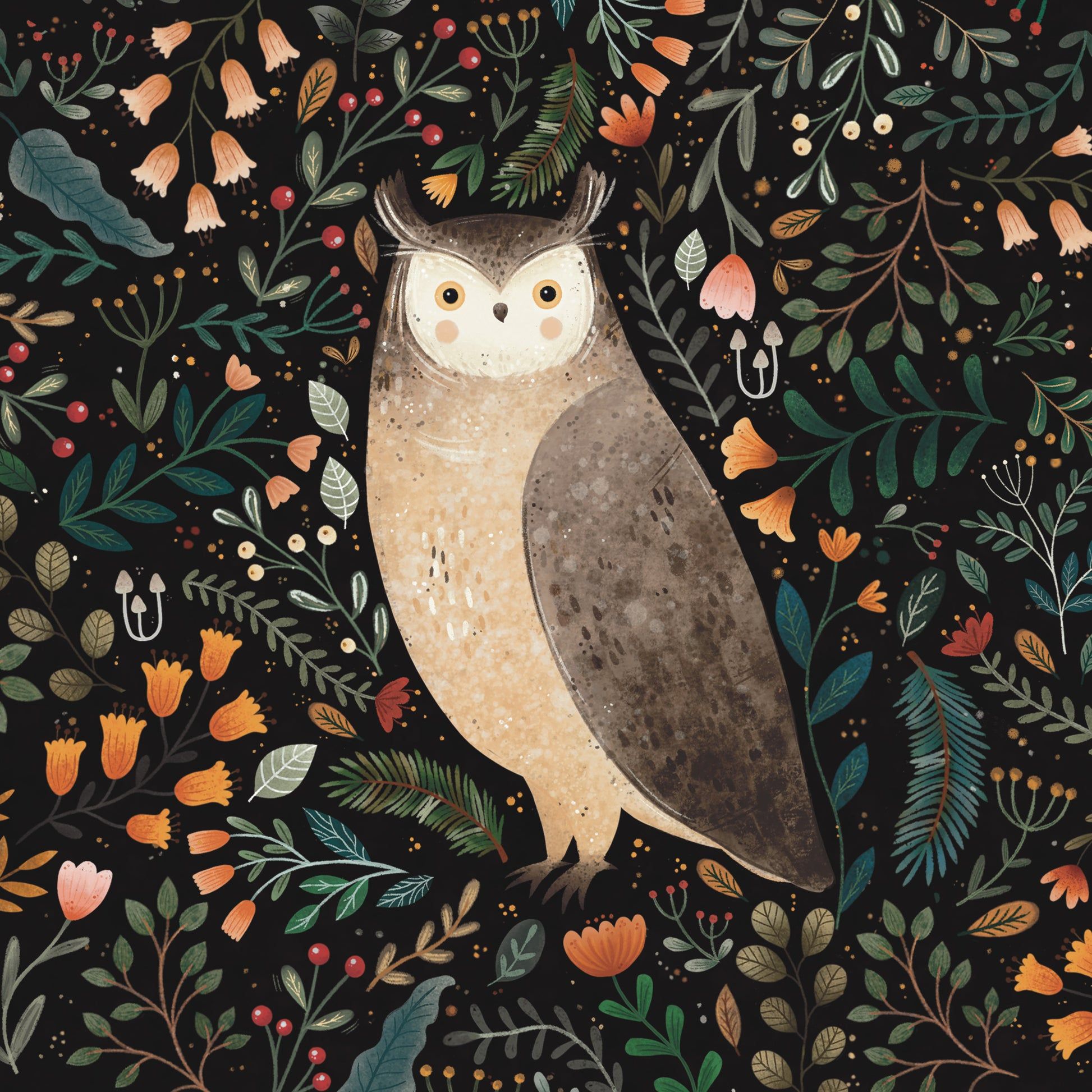 1946x1946 Eagle Owl Print