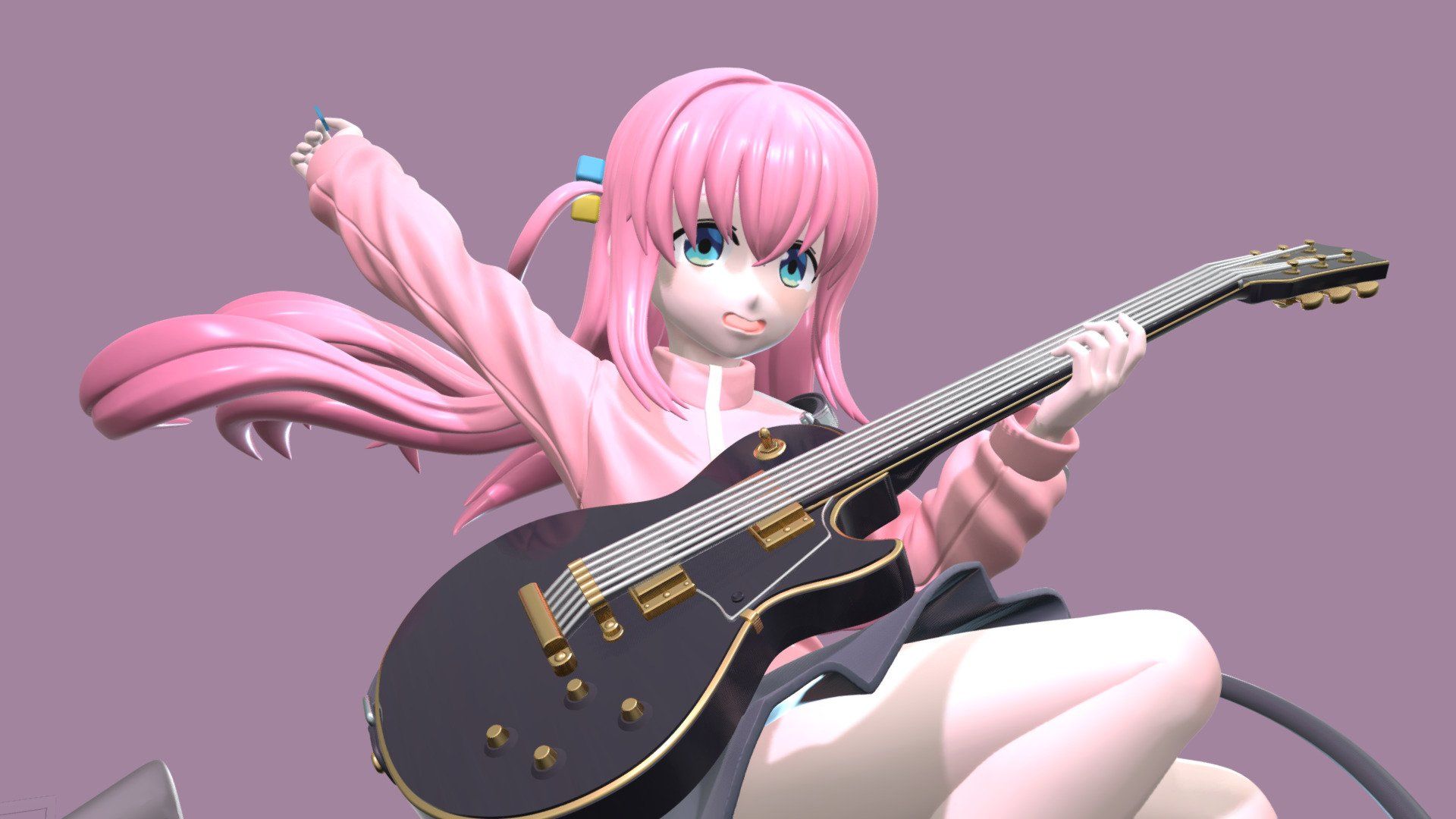 1920x1080 Hitori Gotoh The Rock Fan Art