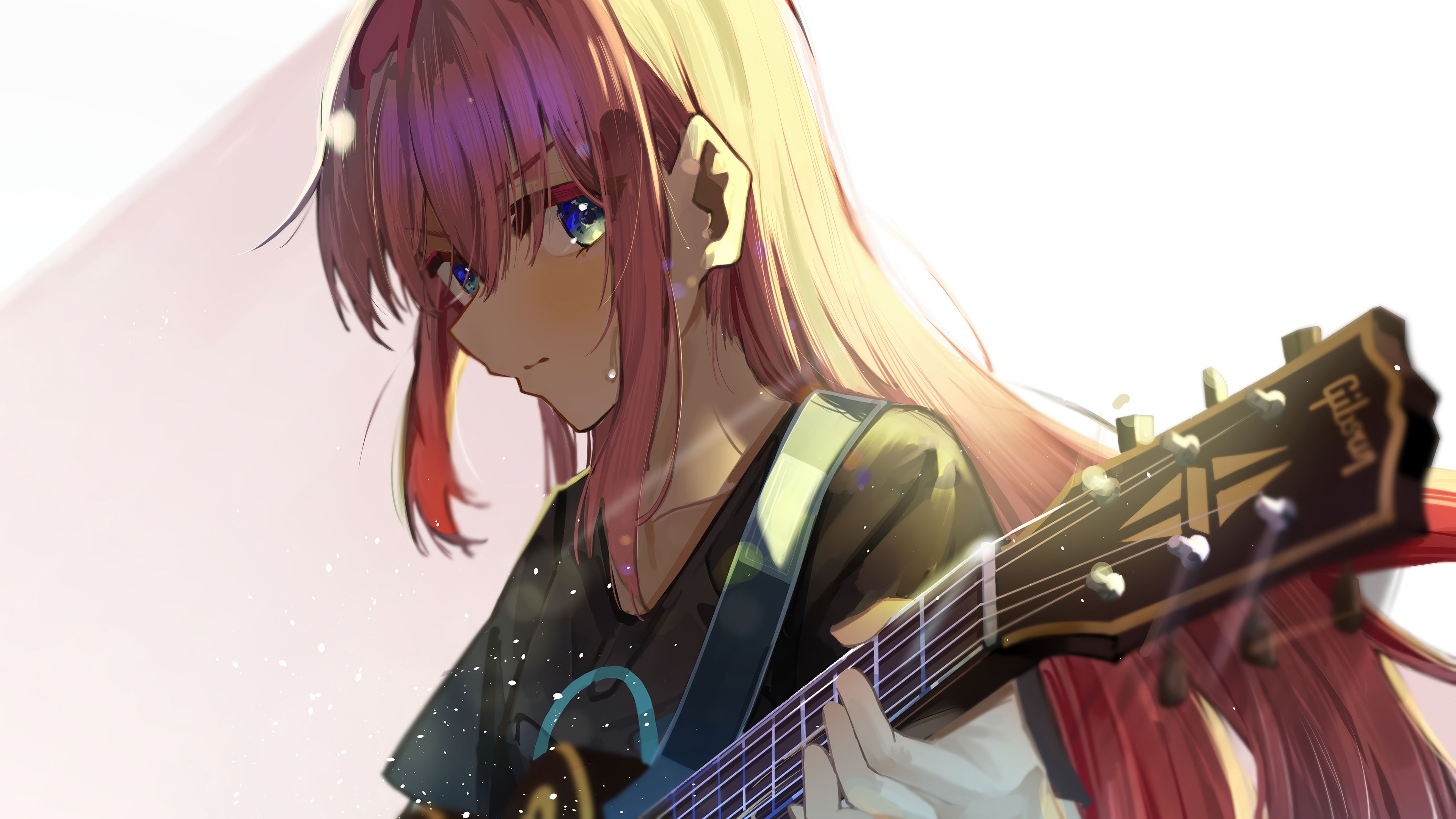 3840x2160 Hitori Playing Uitar Bocchi the Rock! 4K Wallpaper HD PC