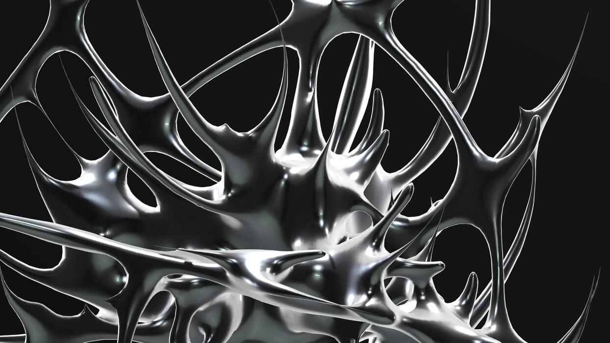 1244x700 Neon chrometype futuristic y2k looping design element Background