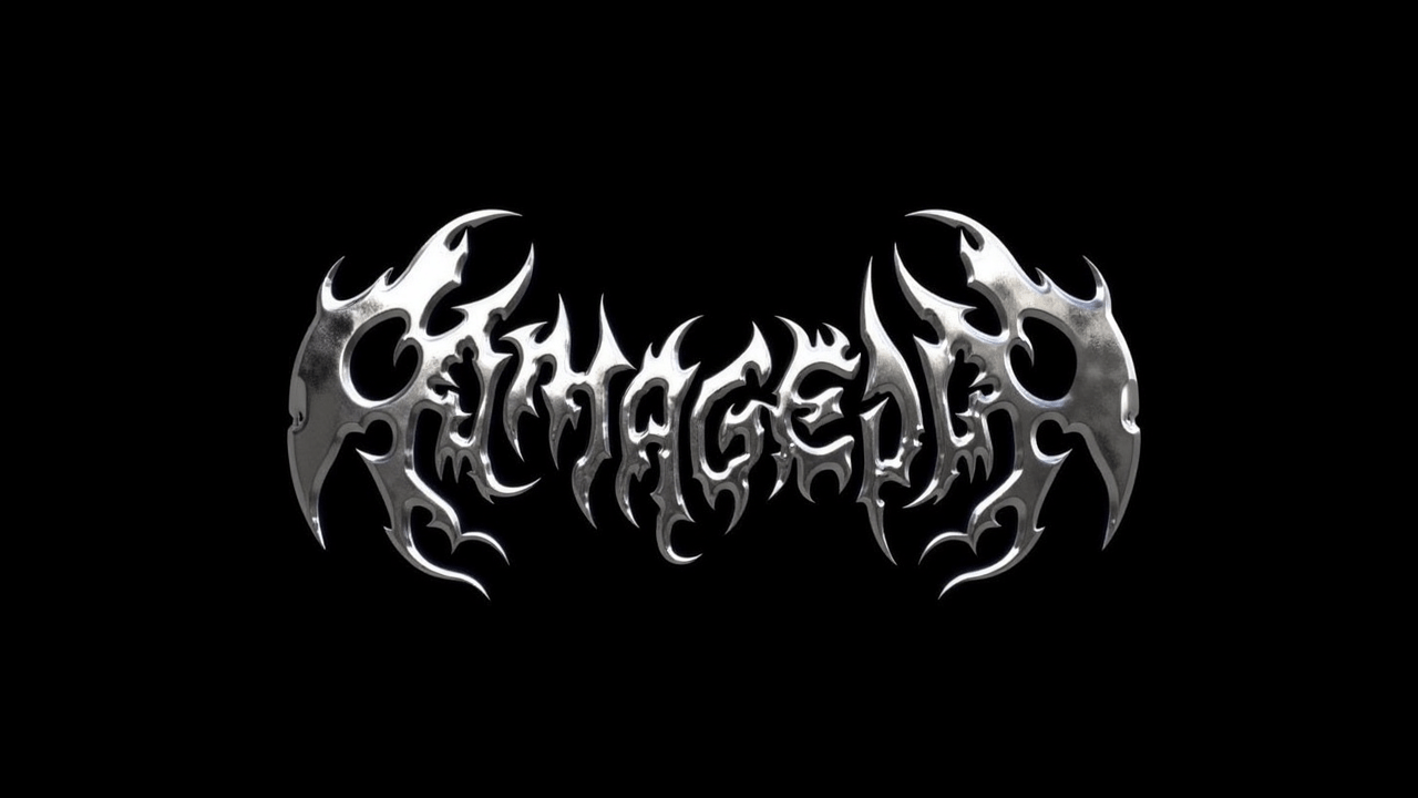 1280x720 FLUX Chrometype Logo