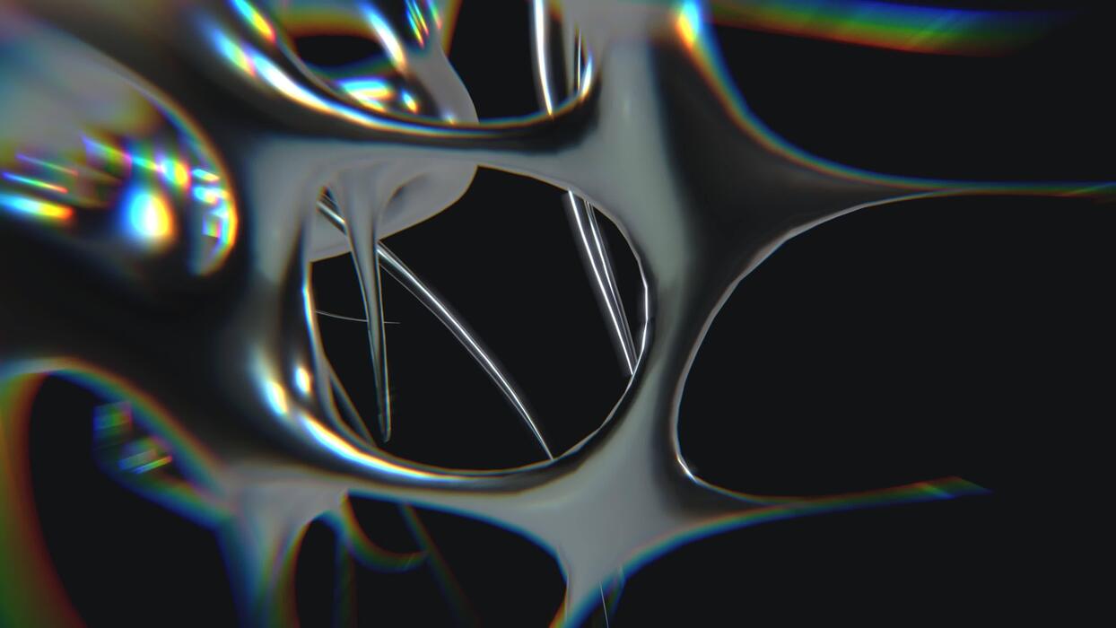 1244x700 Design of Bright chrometype futuristic y2k looping design element Background