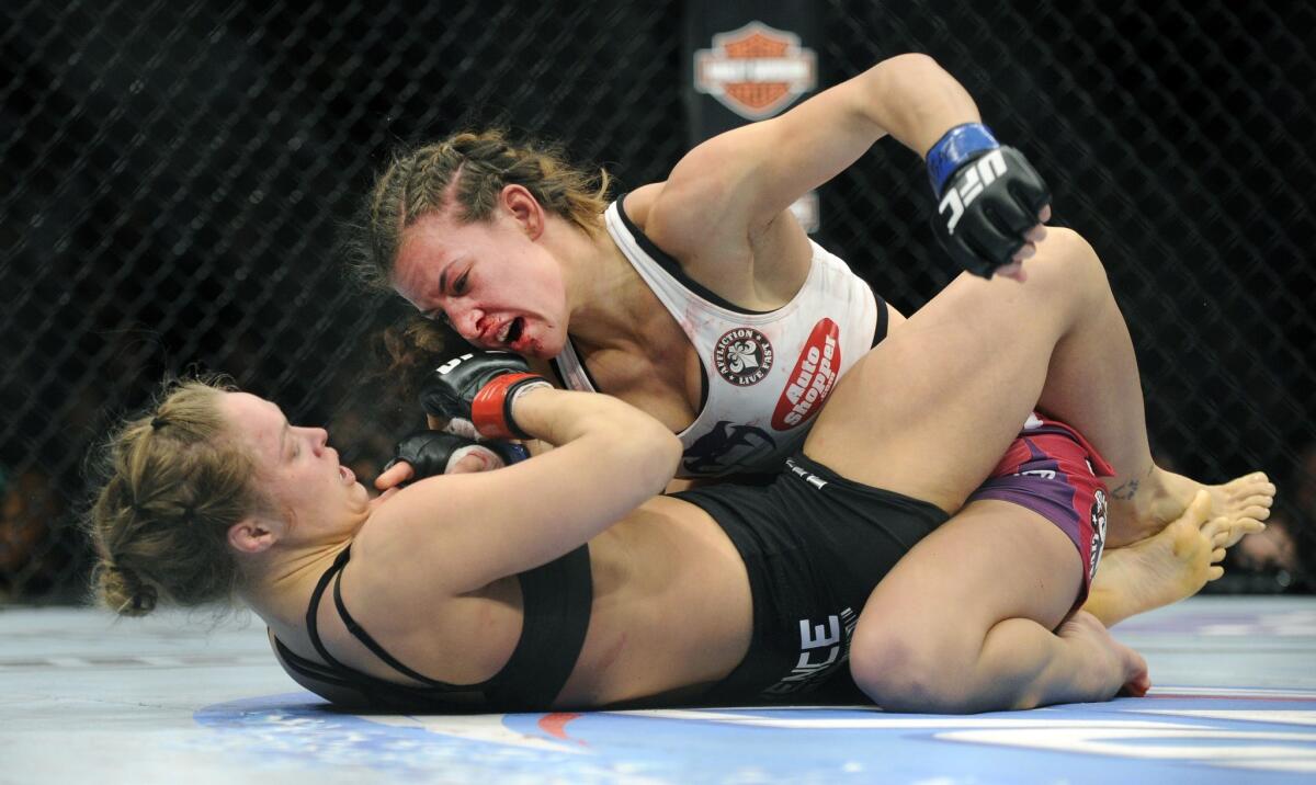 1200x716 As Ronda Rousey rampages, Miesha Tate thinks she's the one to stop her Angeles Times