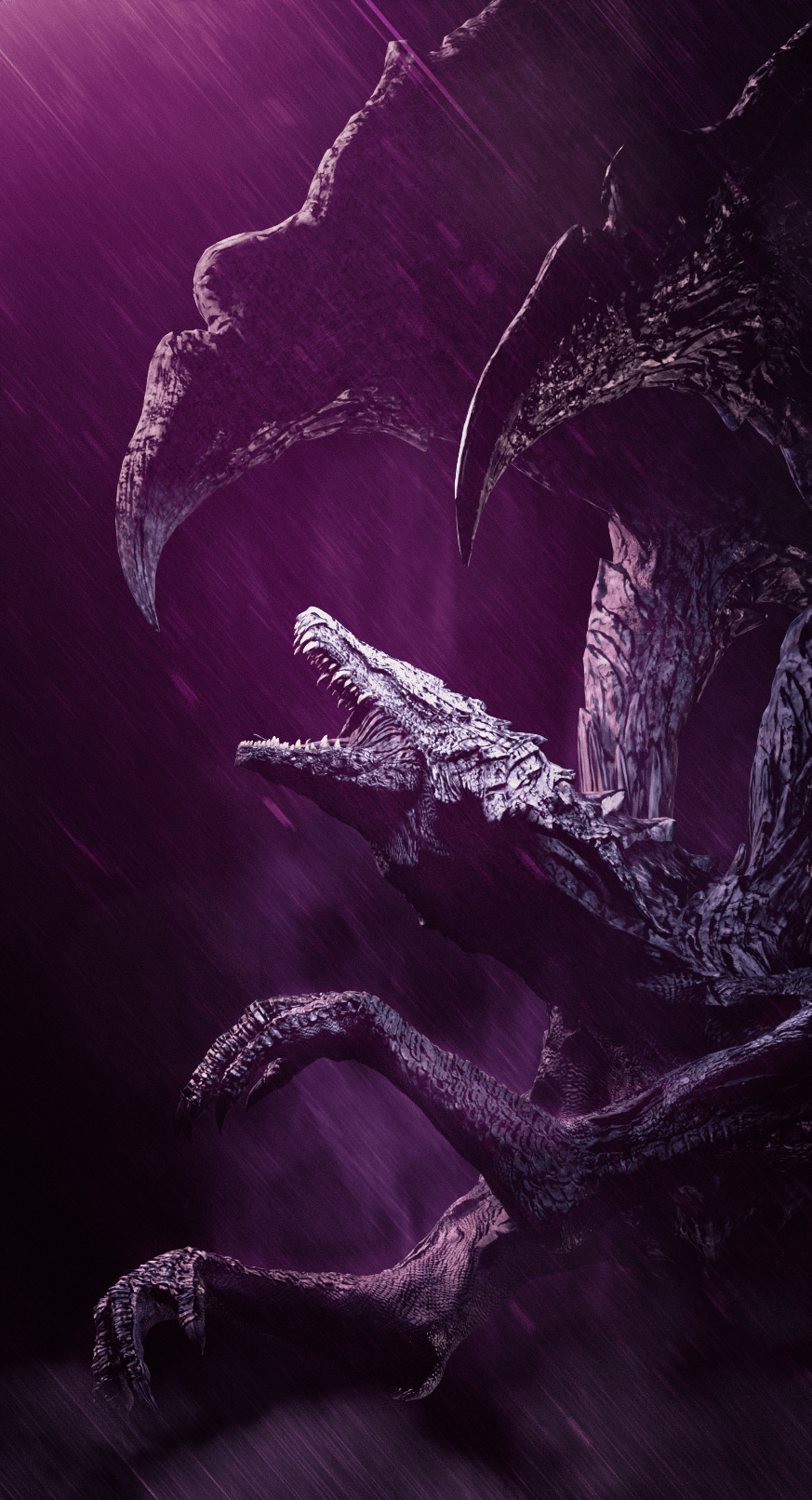 873x1612 I wanted a phone wallpaper of Darkeater Midir but couldn't find any so i made one!