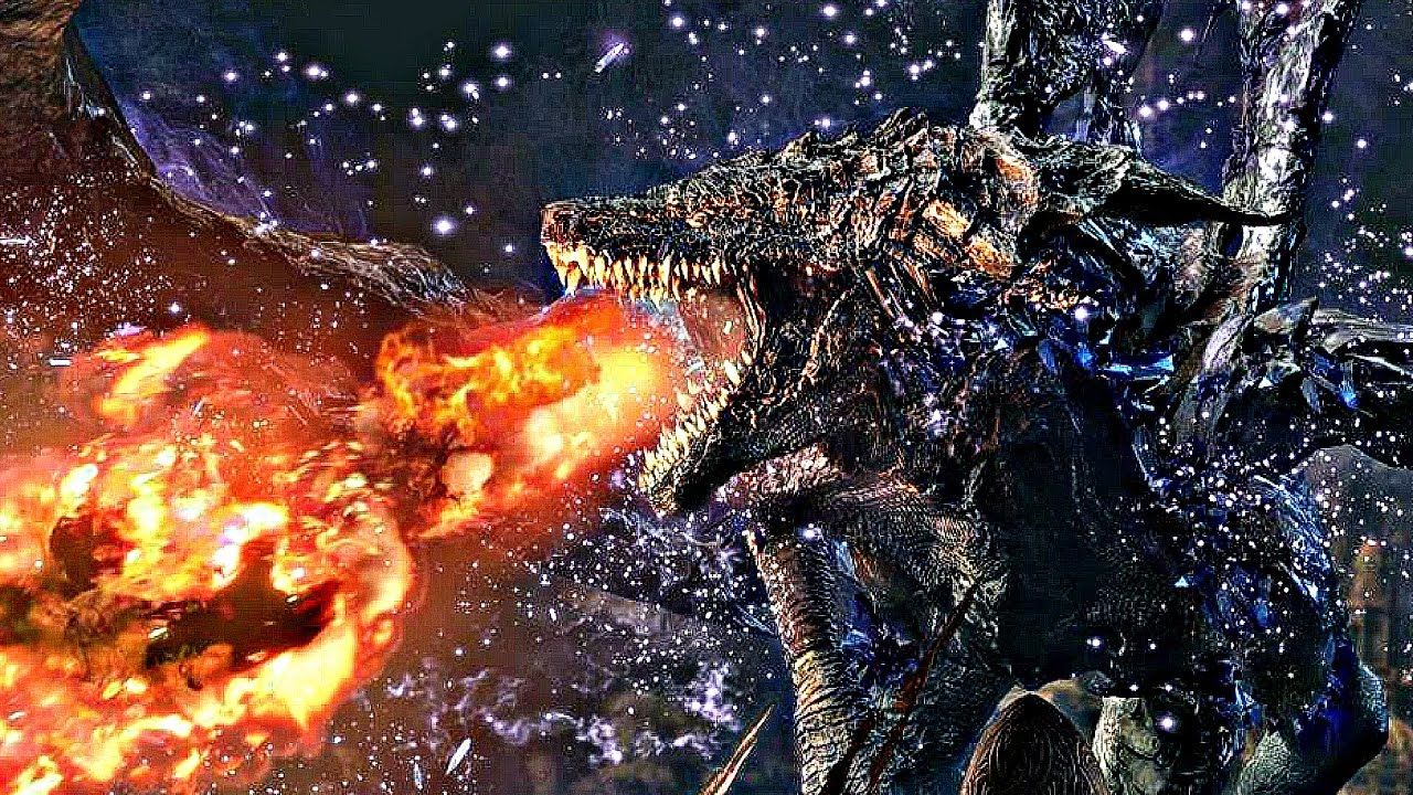 1280x720 Dark Souls 3 Ringed City: Darkeater Midir Boss Fight [4K 60FPS]