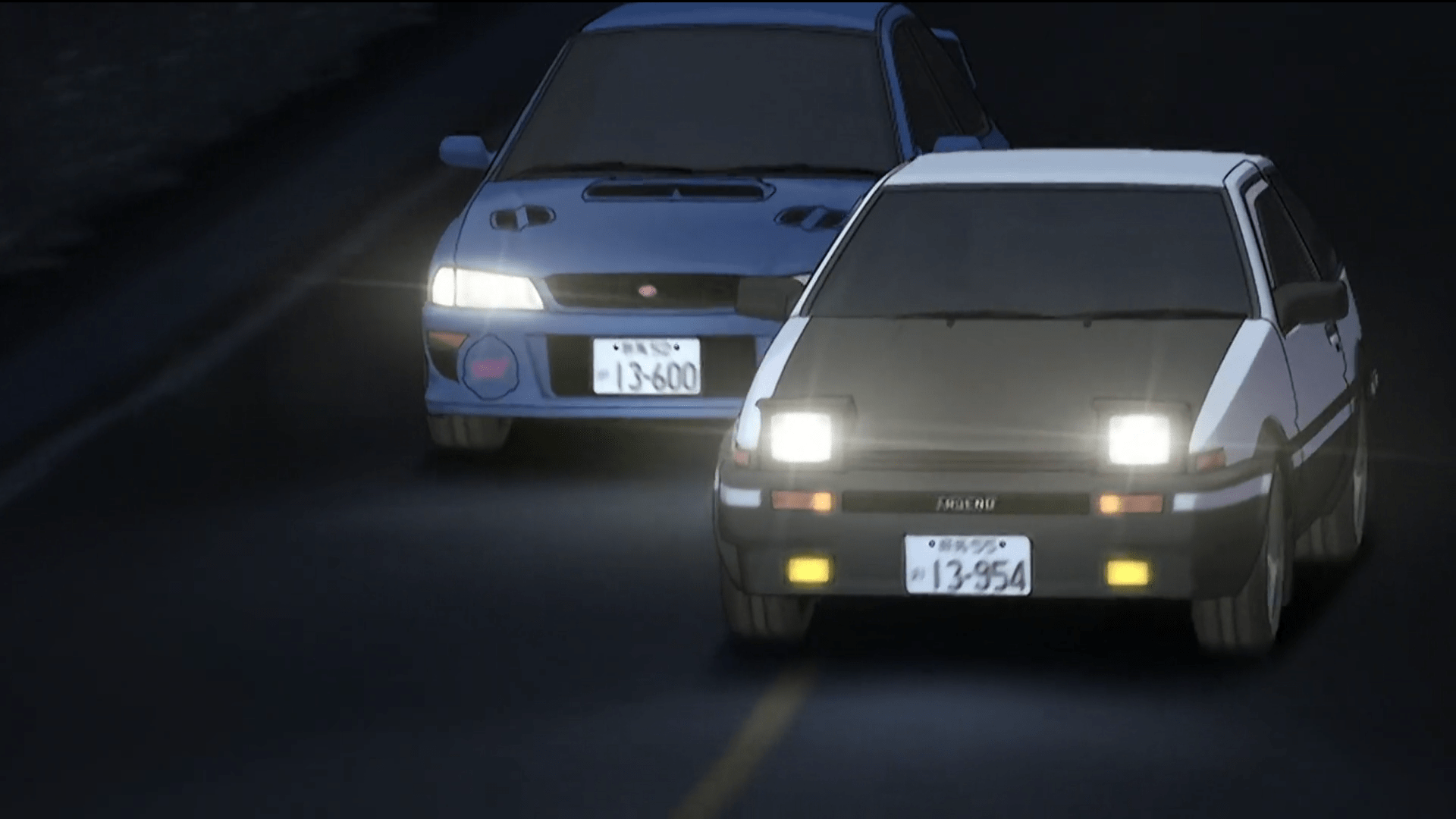1920x1080 Initial D Subaru Wallpaper