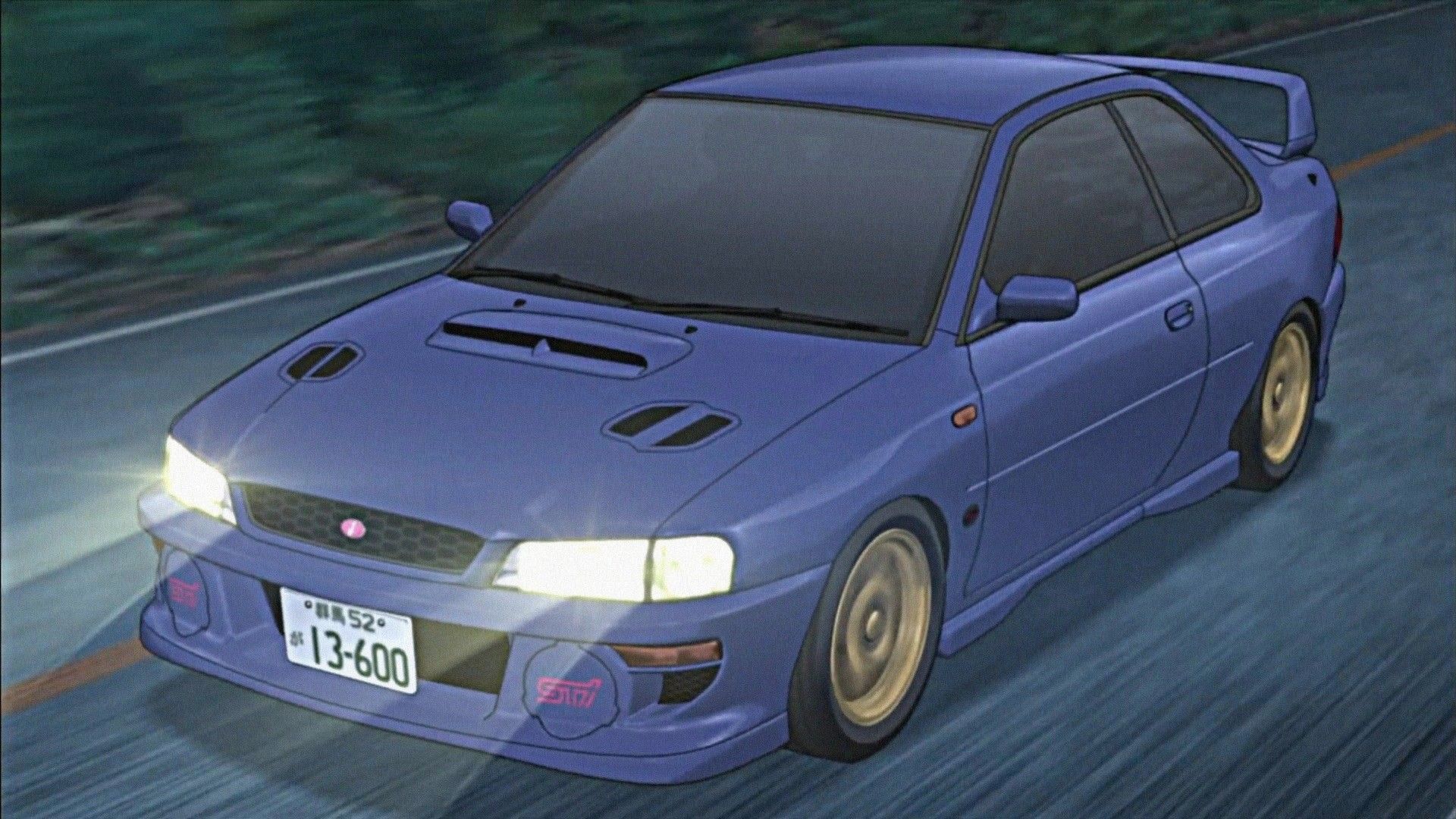 1920x1080 Initial D Subaru Wallpaper