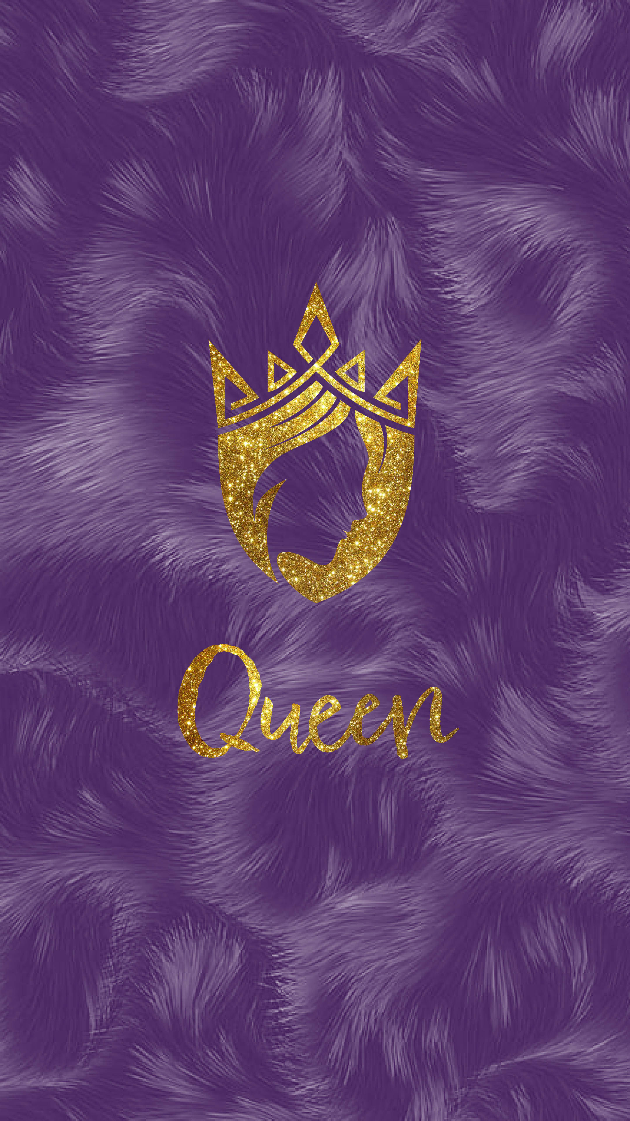 2160x3840 Download Chic Purple King And Queen Wallpaper
