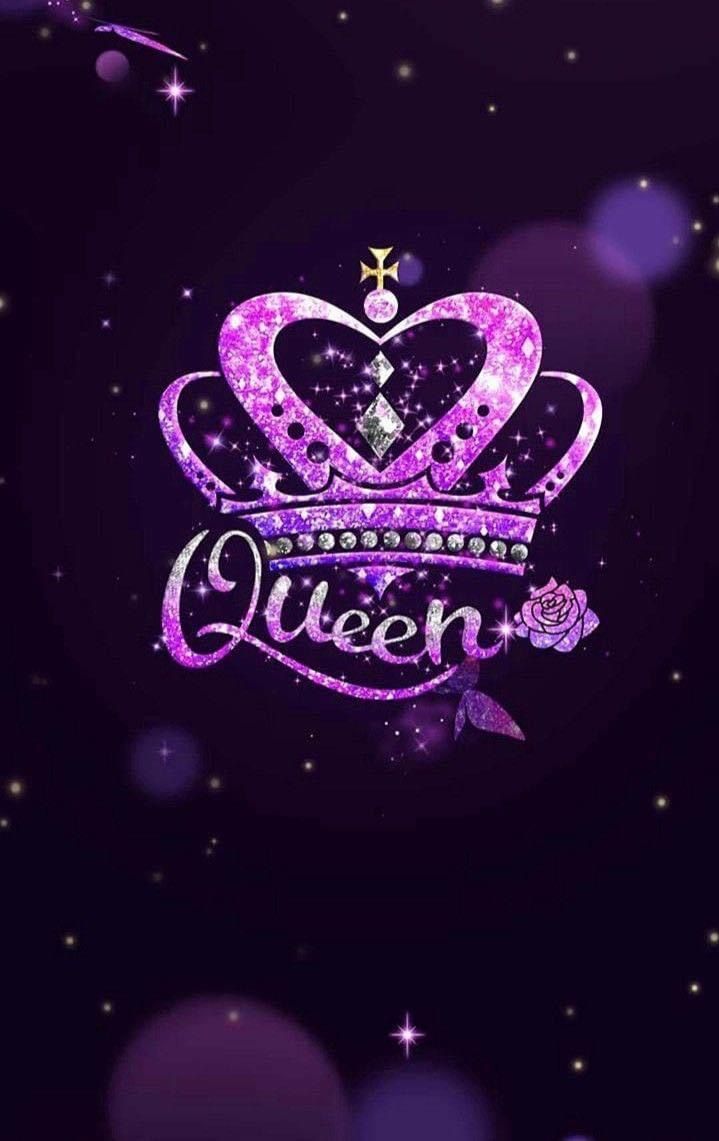 719x1141 Queen Crown Galaxy Wallpaper. Purple background crown art, Purple crown wallpaper, Queen crown background