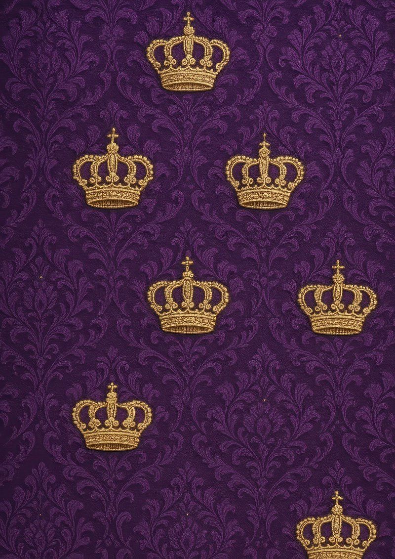 800x1131 Gold Purple Crown Image Wallpaper
