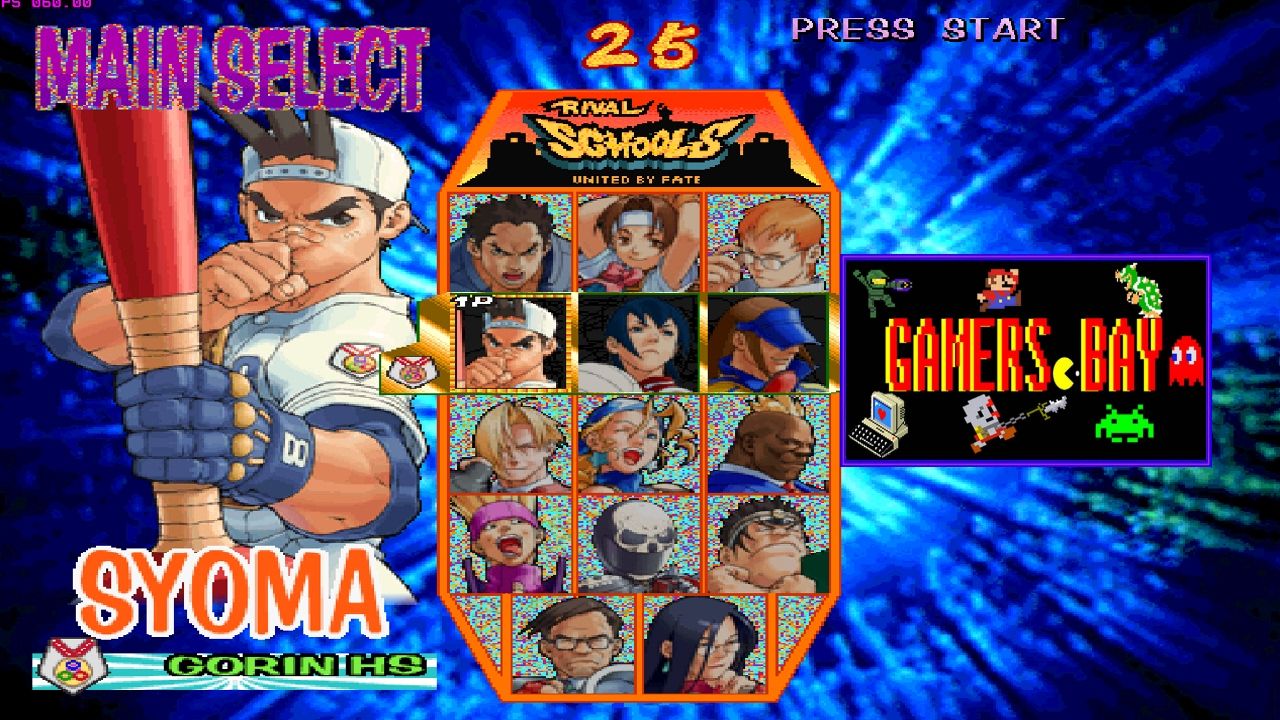 1280x720 Rival Schools (Video Game 1998)