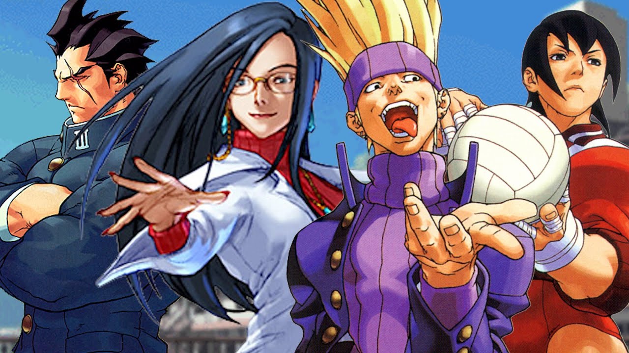 1280x720 Characters from Rival Schools in Street Fighter