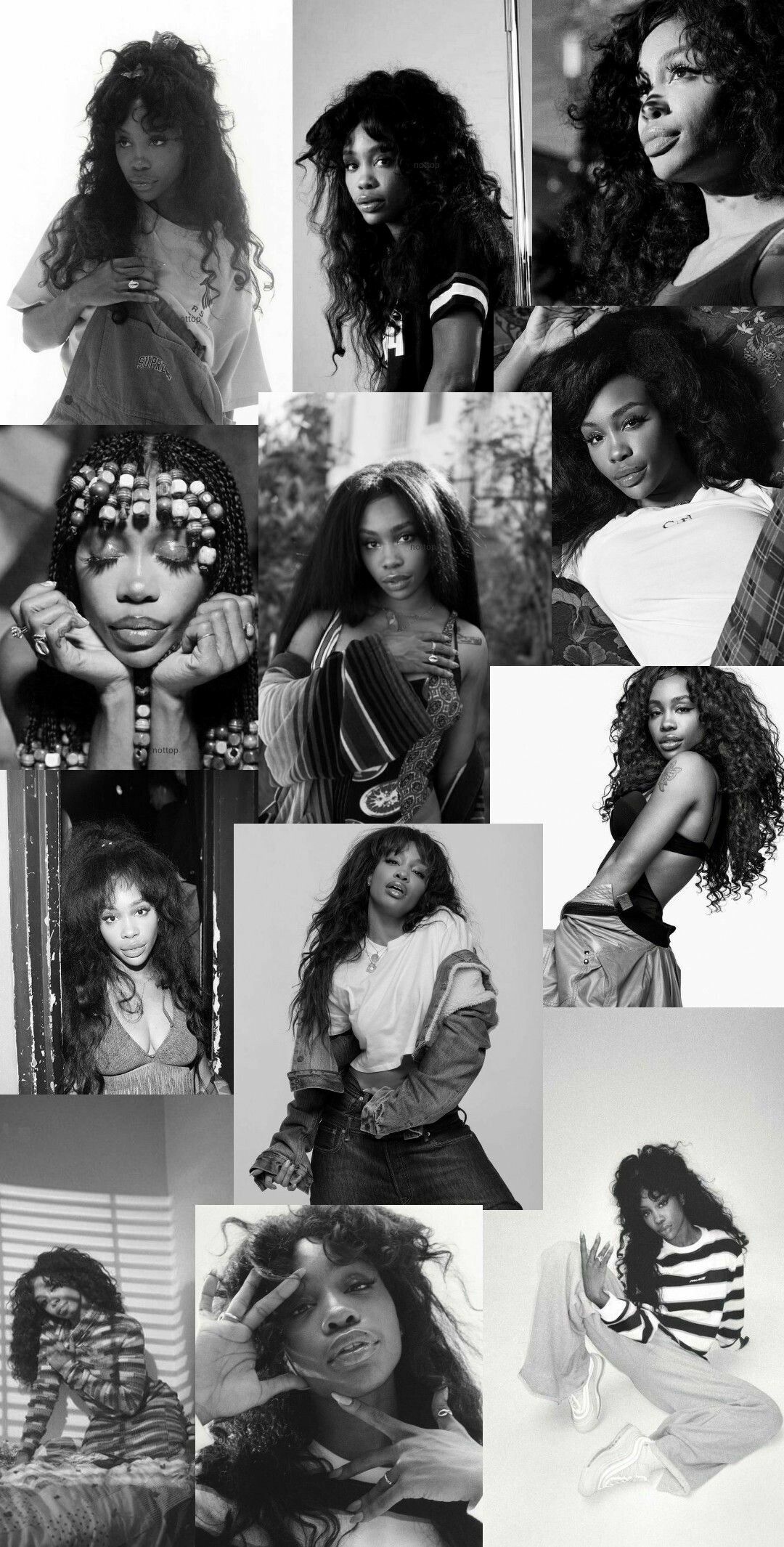 1080x2130 SZA Collage Wallpaper