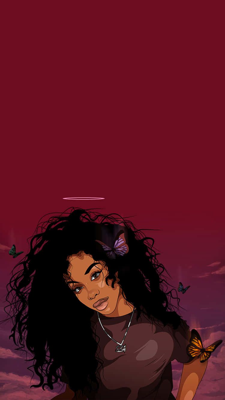 750x1334 Pink SZA Wallpaper