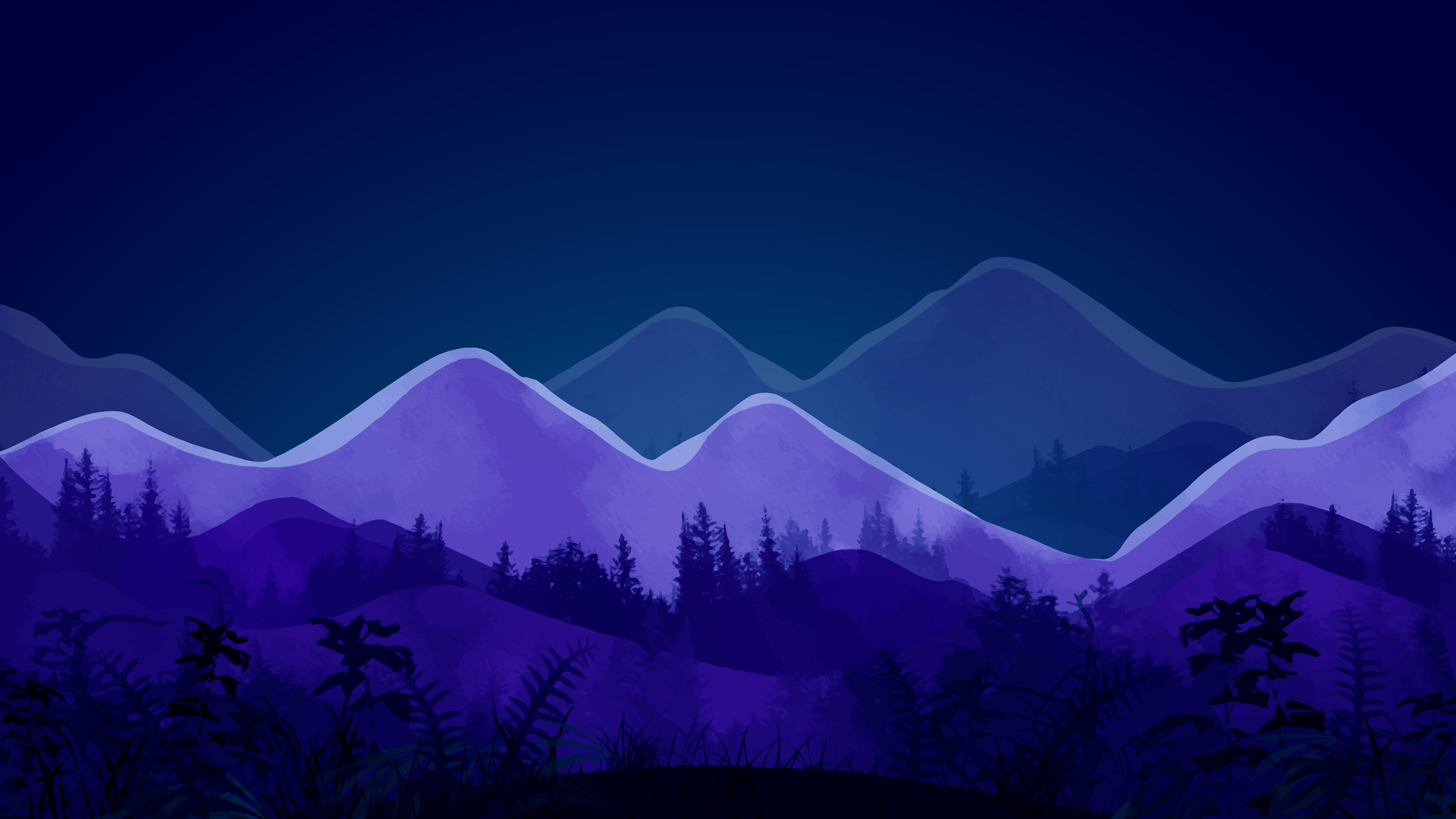 3840x2160 Wallpaper Purple, Slope, Natural Landscape, Astronomical Object, Magenta, Background Free Image