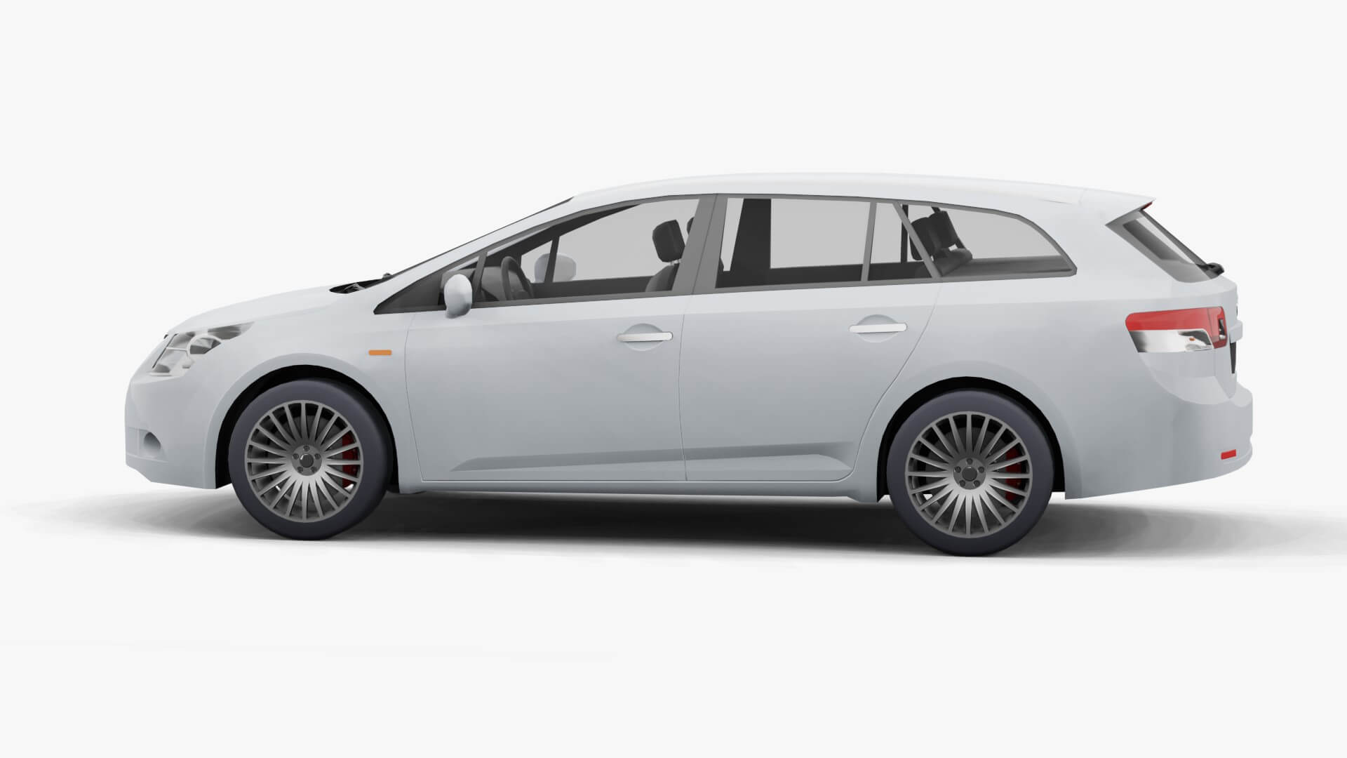 1920x1080 Toyota Avensis 2010 Lowpoly Model