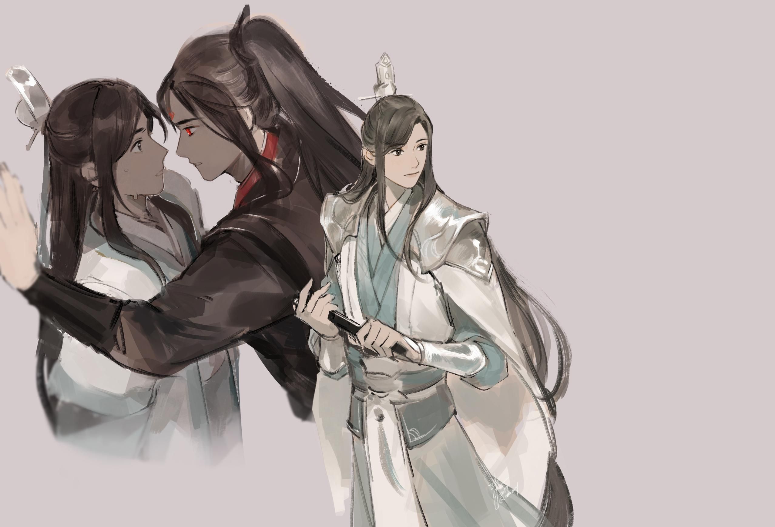 2556x1740 Phone wallpaper: The Scum Villain's Self Saving System, Luo Binghe, Anime, Shen Qingqiu 1022270