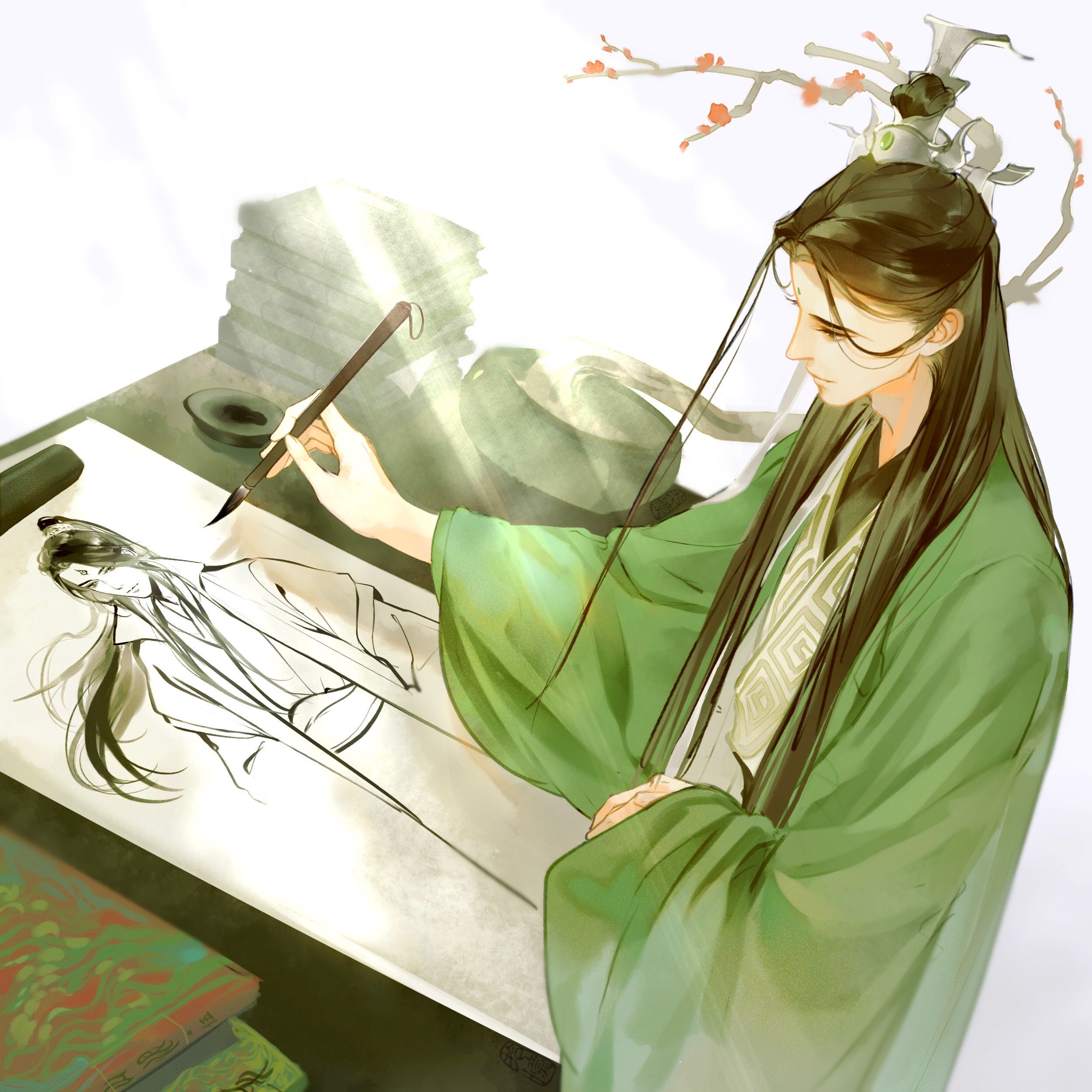 2500x2500 Shen QingQiu Zha Fanpai Zijiu Xitong by Shiyieleven Anime Image Board