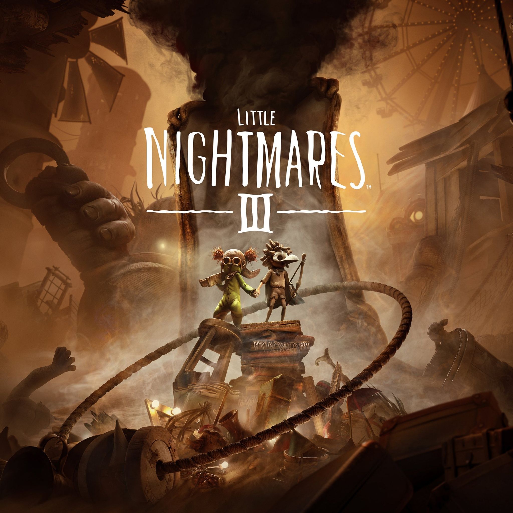 2048x2048 Little Nightmares III Wallpaper 4K, Key Art, 2025 Games