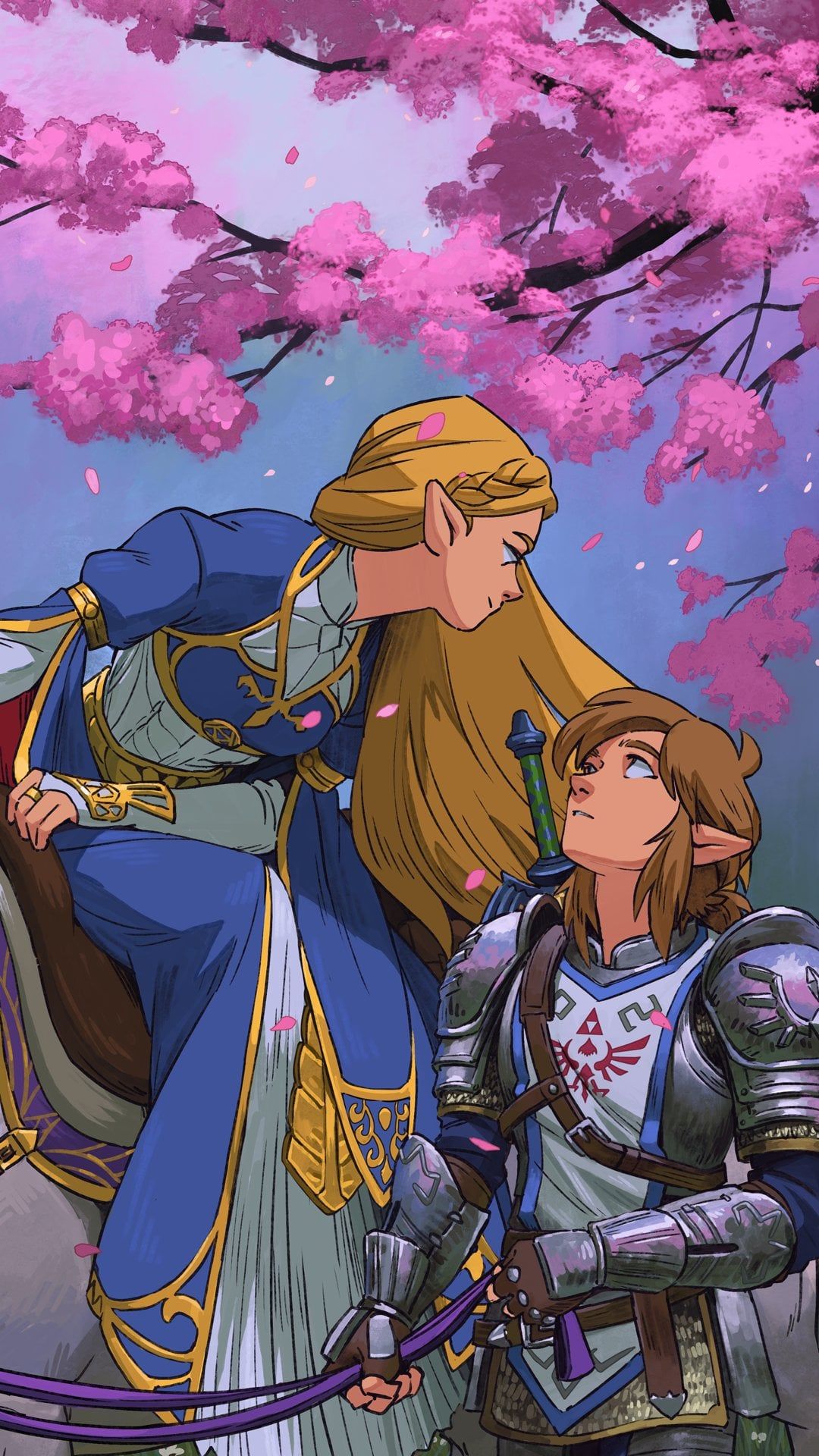 1080x1920 BOTW Updated Zelda phone wallpaper