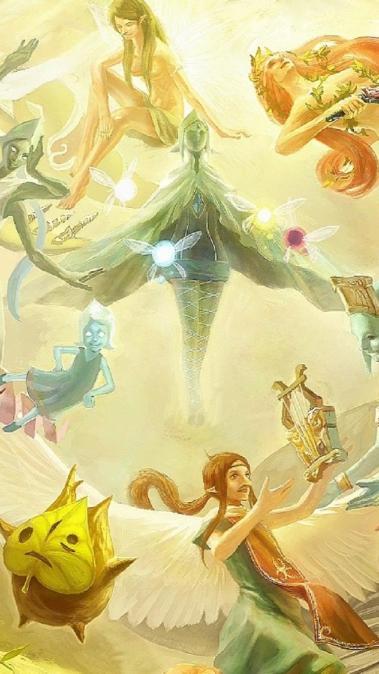 750x1334 Princess Zelda iPhone Wallpaper