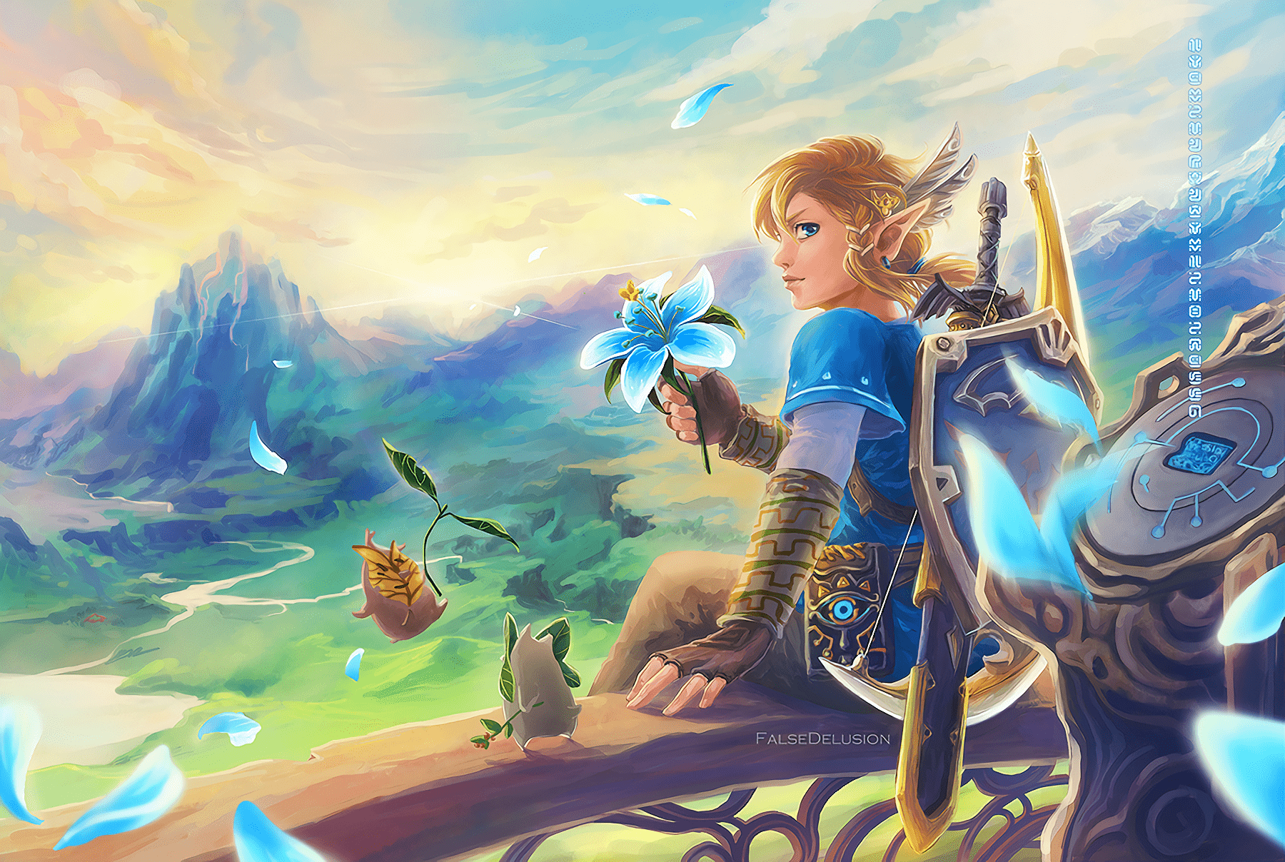 1800x1208 Breath of the Wild: Link's Epic HD Adventure Wallpaper