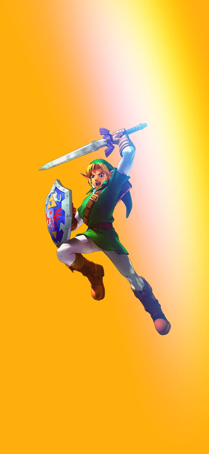 800x1733 Link zelda, cute, football, football, game, halo, love, love poem, ski, yellow, HD phone wallpaper