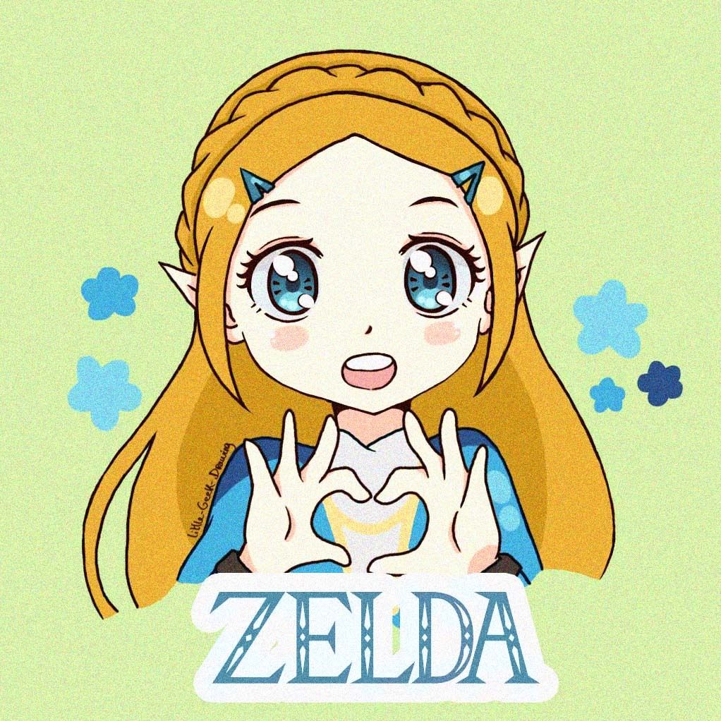 1022x1022 Zelda The Legend of Zelda : Breath of the Wild Hi, here is a little fanart of Zelda because she is sooo CUTE !