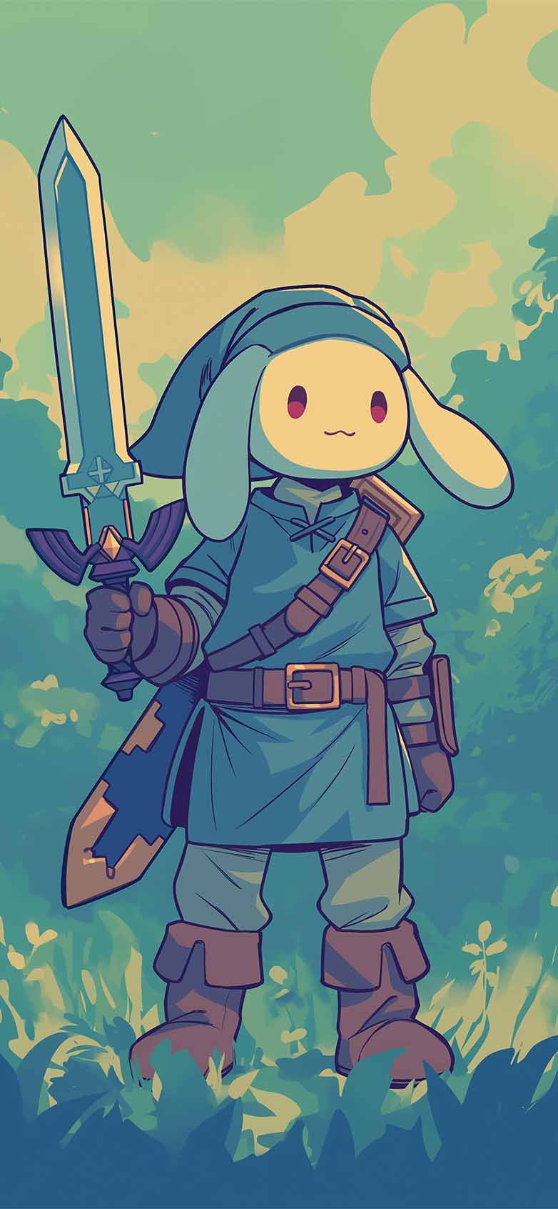 782x1692 Cinnamoroll x Zelda Hero Cute Wallpaper Wallpaper HD