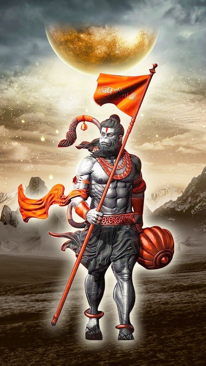 720x1280 Lord Hanuman Wallpaper. Hanuman wallpaper, Hanuman pics, Hanuman image. Hanuman flag hd, Hanuman ji with gada, Hanuman original photo