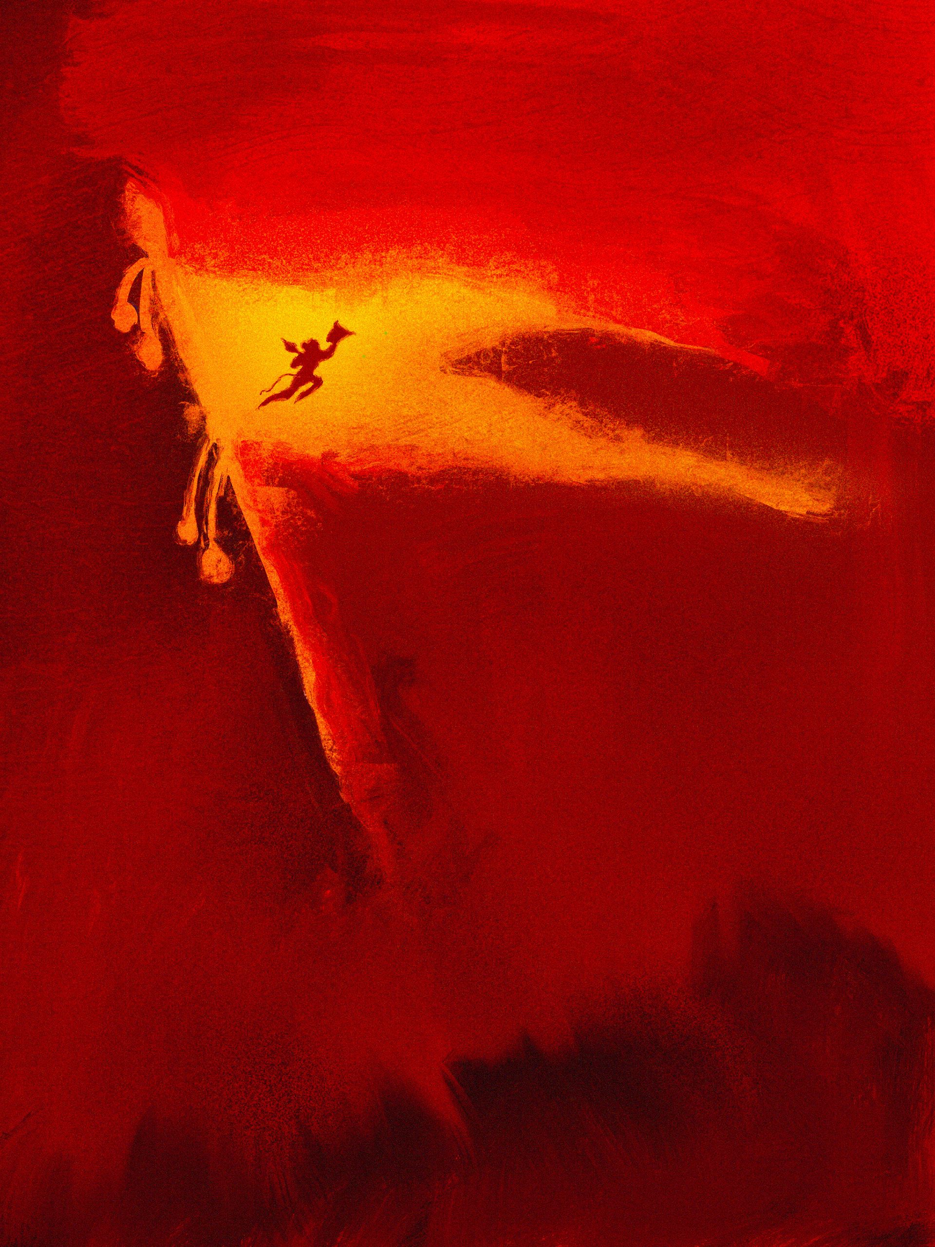 1920x2561 Hanuman Flag Painting (1). Image - Behance
