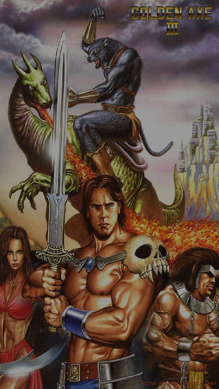 720x1280 Golden Axe III - Wallpaper. Sega Shin Force > Elite Series