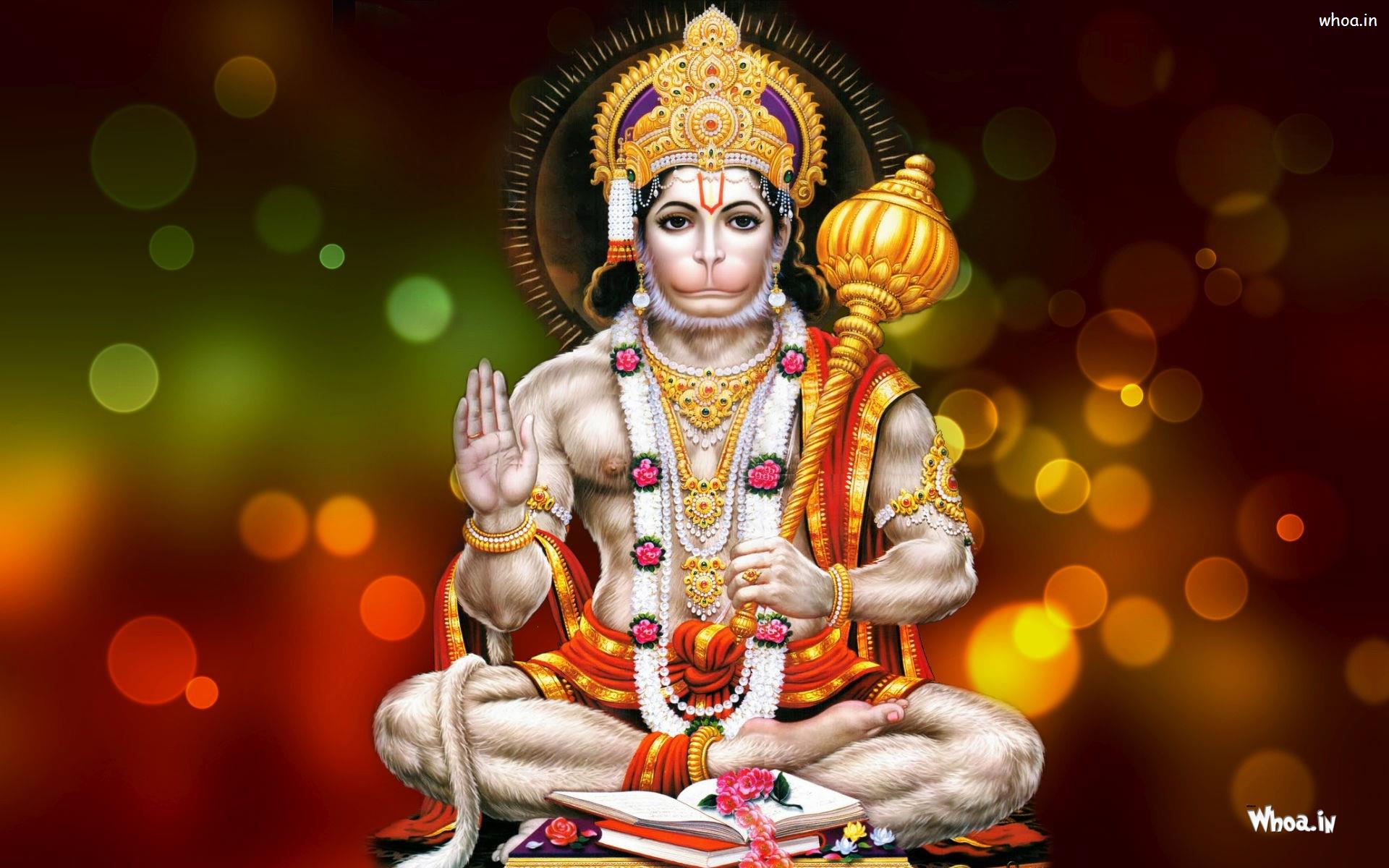 1920x1200 Lord Hanuman Sitting HD Wallpaper