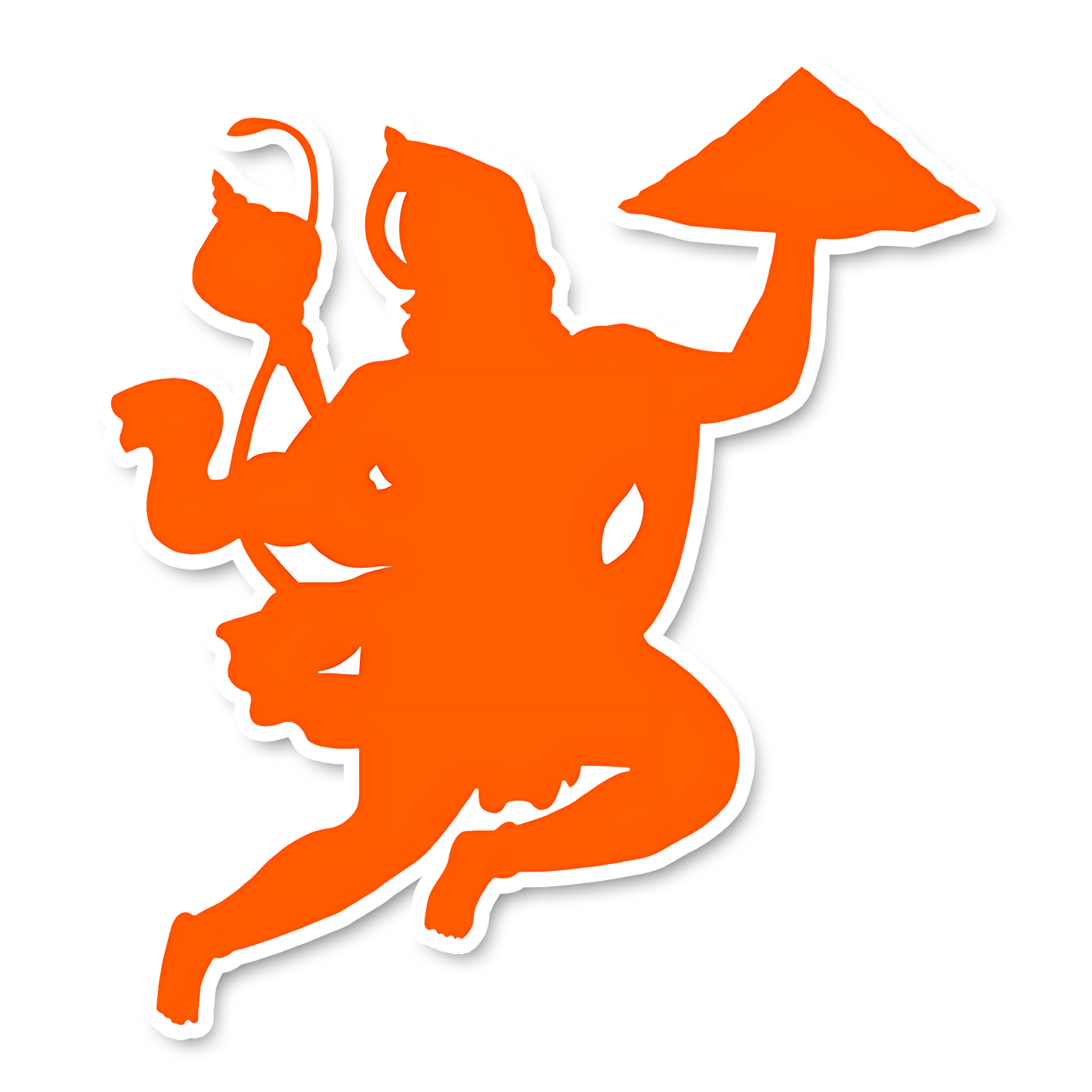 1417x1417 Hanuman ji v2 Bumper Sticker