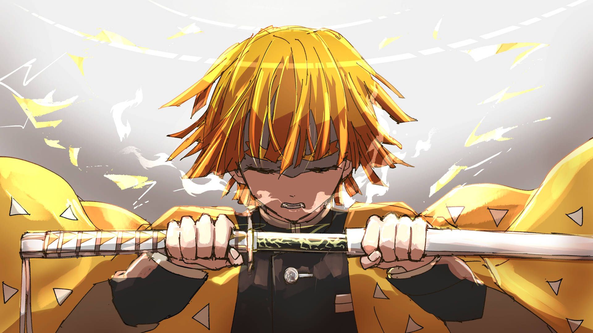 1920x1080 Demon Slayer Zenitsu Picture