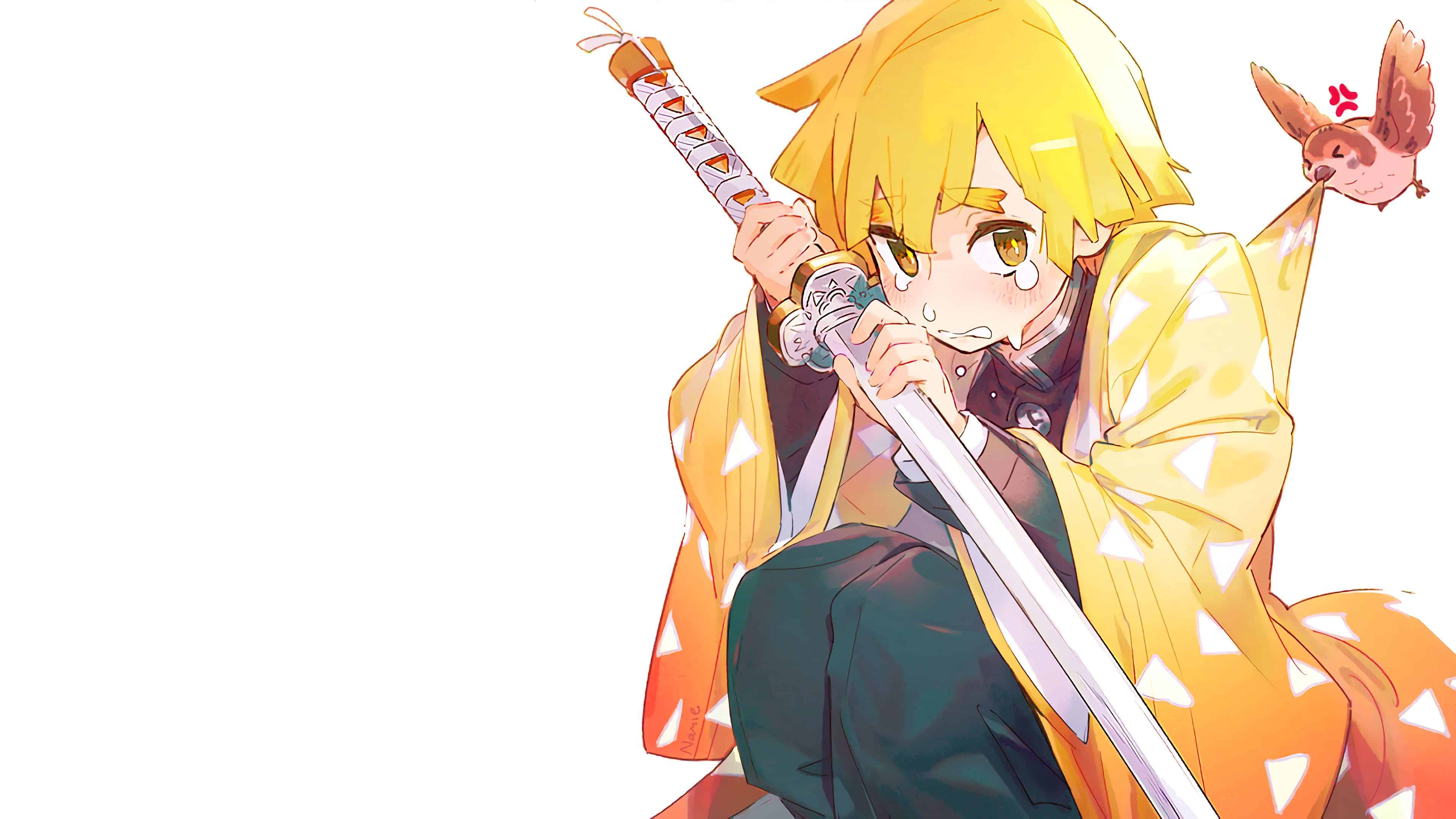 3840x2160 Zenitsu Wallpaper HD