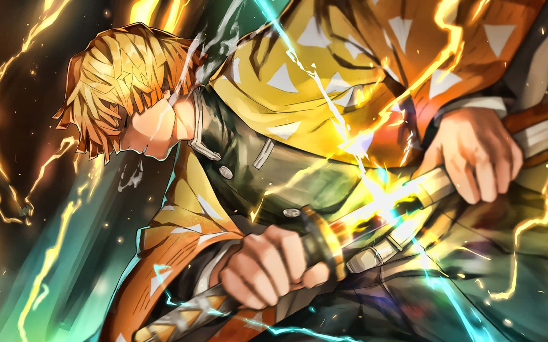 1920x1200 Demon Slayer Zenitsu 4k Wallpaper