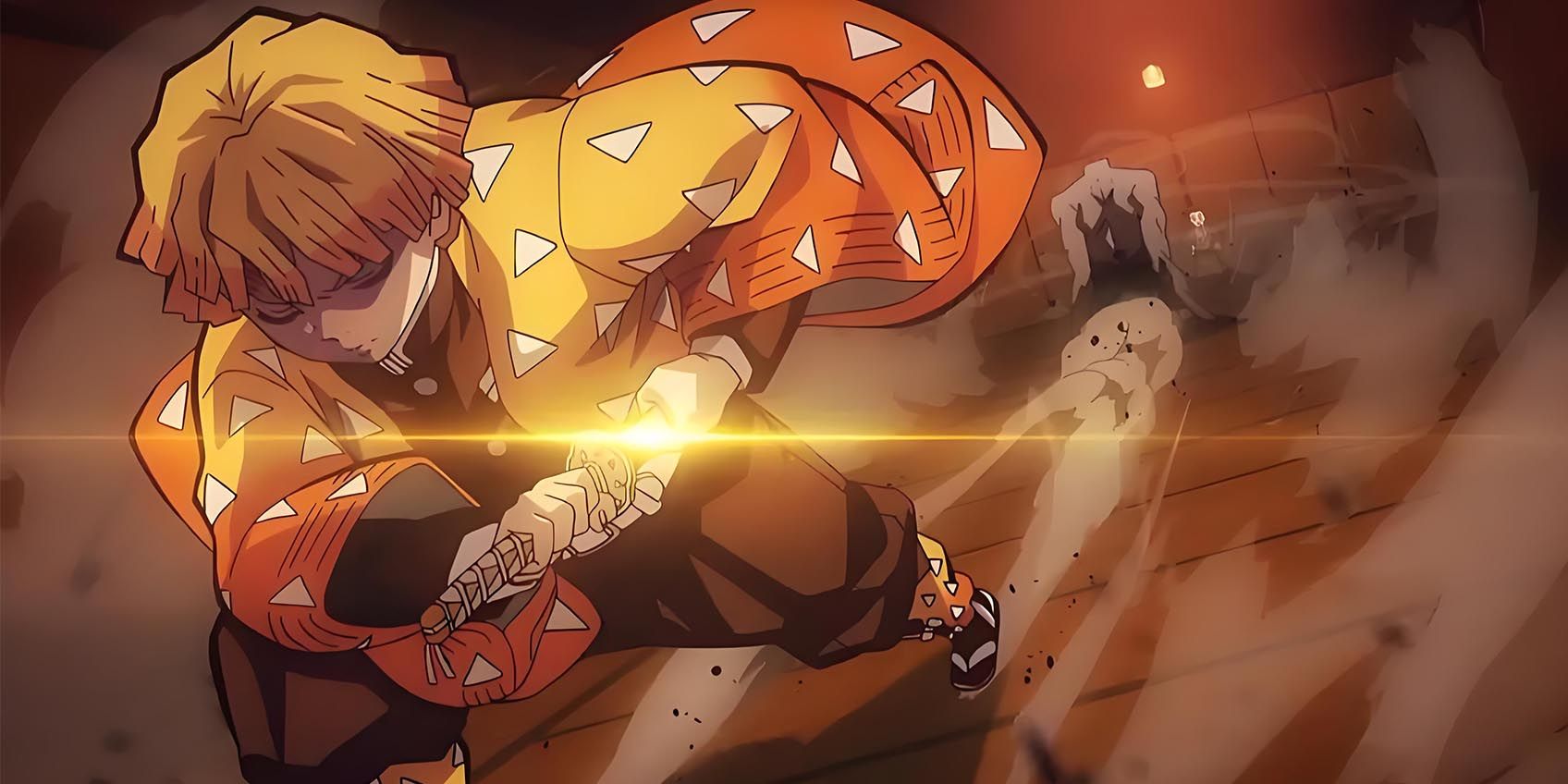 1696x848 Zenitsu Sword: The Thunder Breathing Blade of Courage and Growth