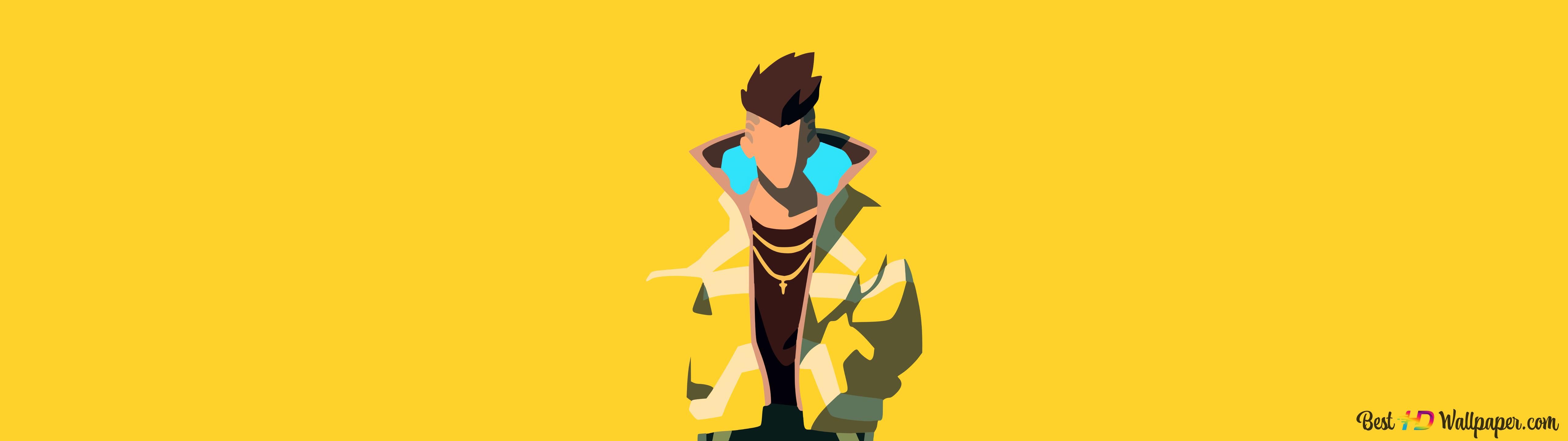 5120x1440 David minimalist from Cyberpunk: Edgerunners 8K wallpaper download