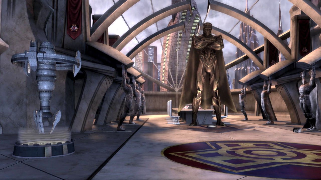1280x720 Hall of Justice: God's Among Us - [Live Wallpaper]