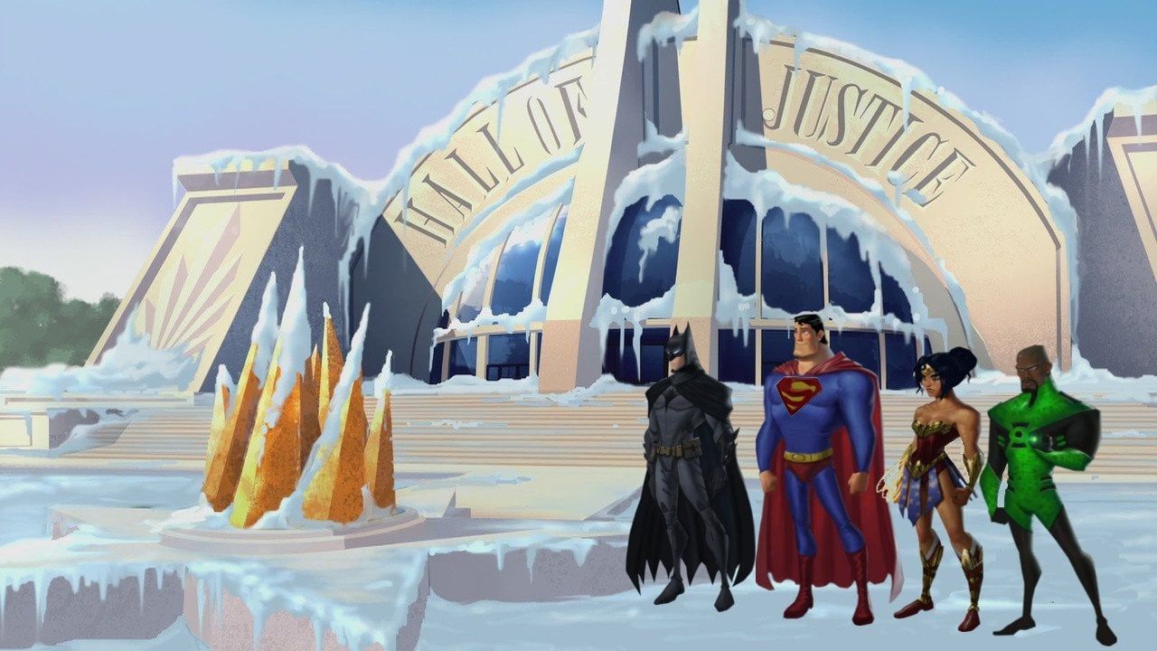 1280x720 I created this wallpaper out of the Pixar JL concepts and the nostalgic Justice Hall from super friends