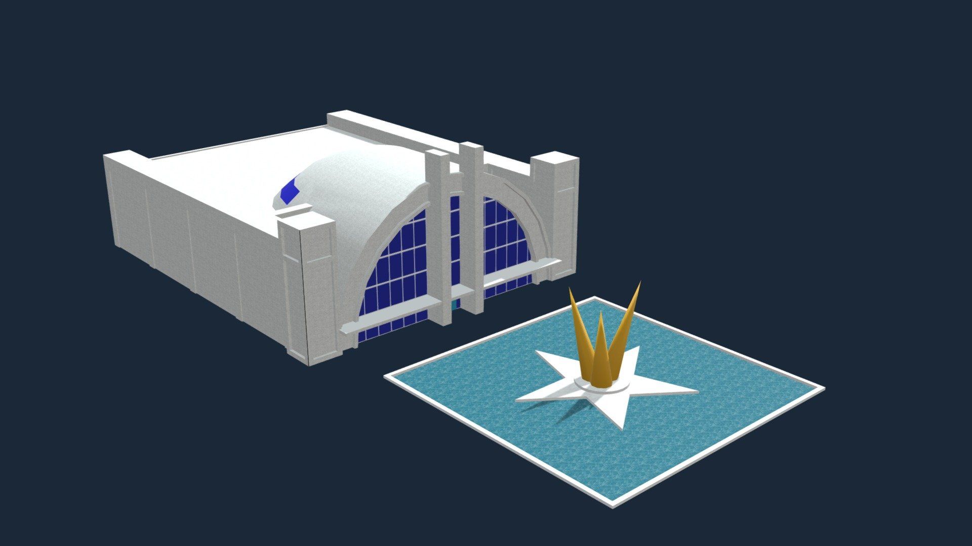 1920x1080 Hall of Justice (Superfriends) Free 3D model by Sea Land Air [31fe015]