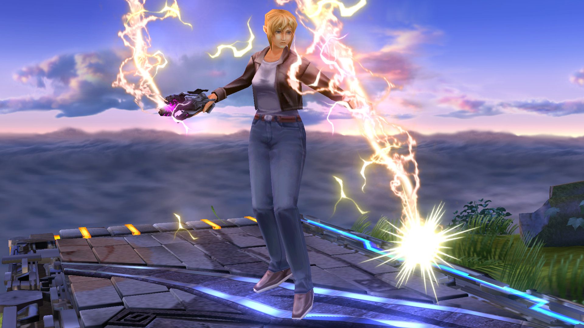 1920x1080 Aya Brea (Parasite Eve II) Mod for Super Smash Bros. (Wii U)
