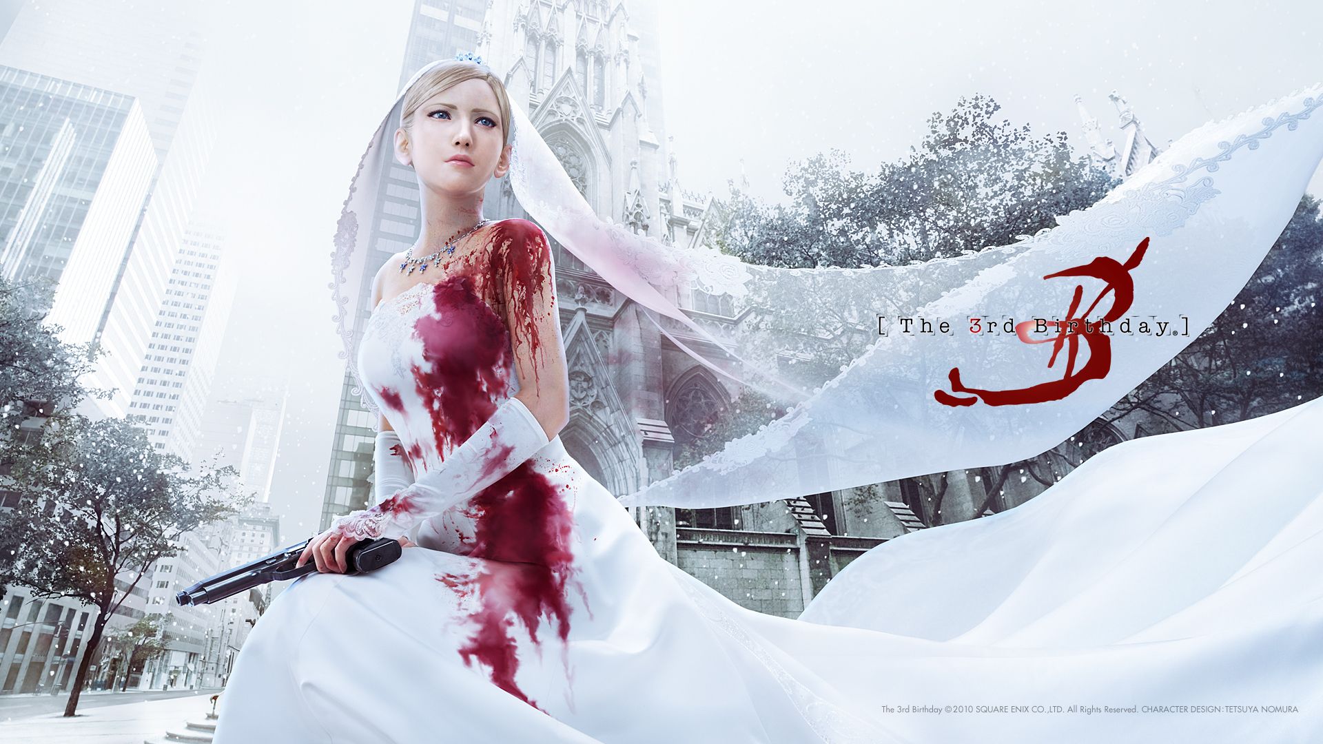 1920x1080 Parasite Eve HD Wallpaper: Elegance Meets Survival in Stunning Video Game Artx1080