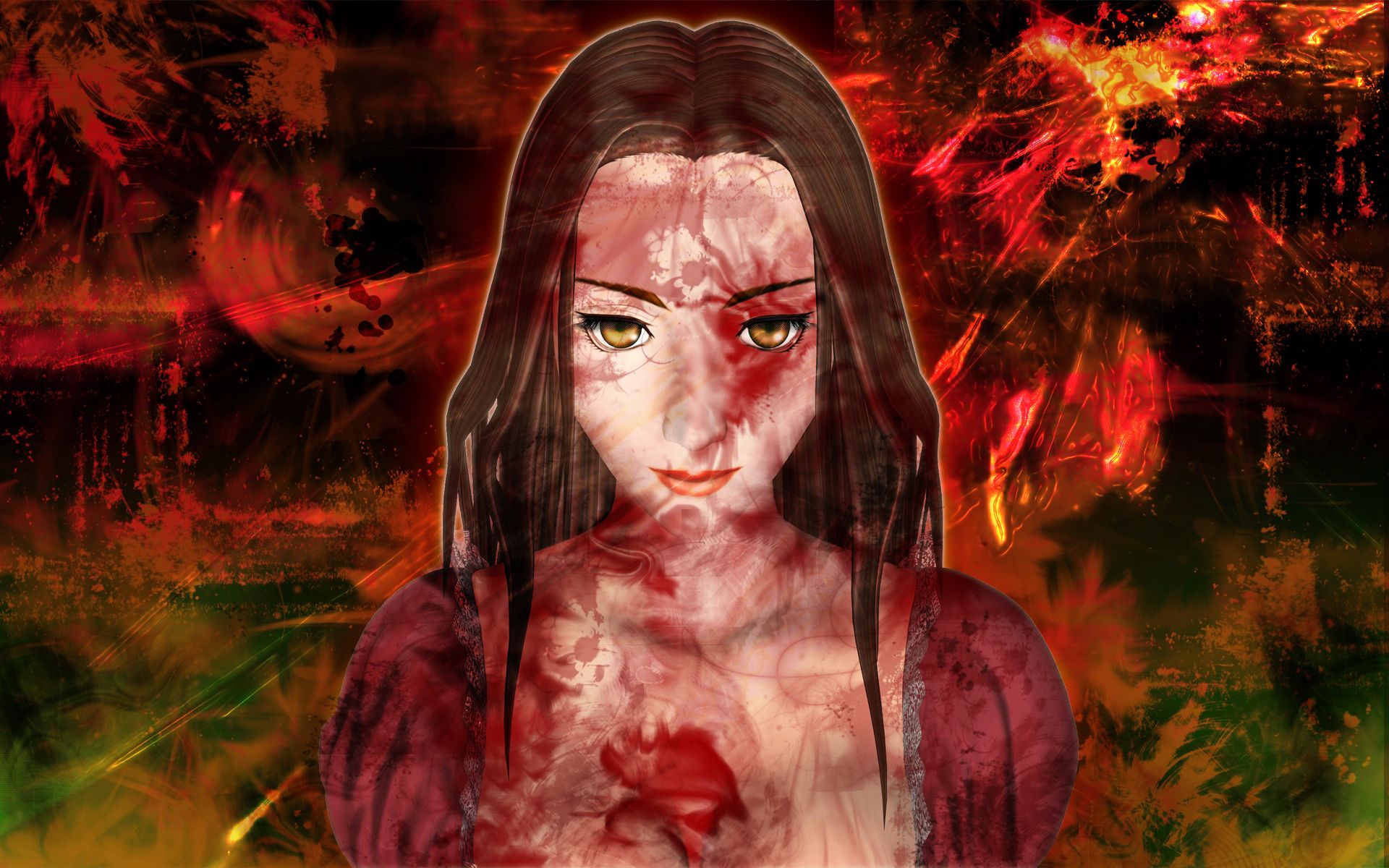 1920x1200 Mitochondria Eve (Parasite Eve) Vs Venom (Marvel's Spider Man 2)