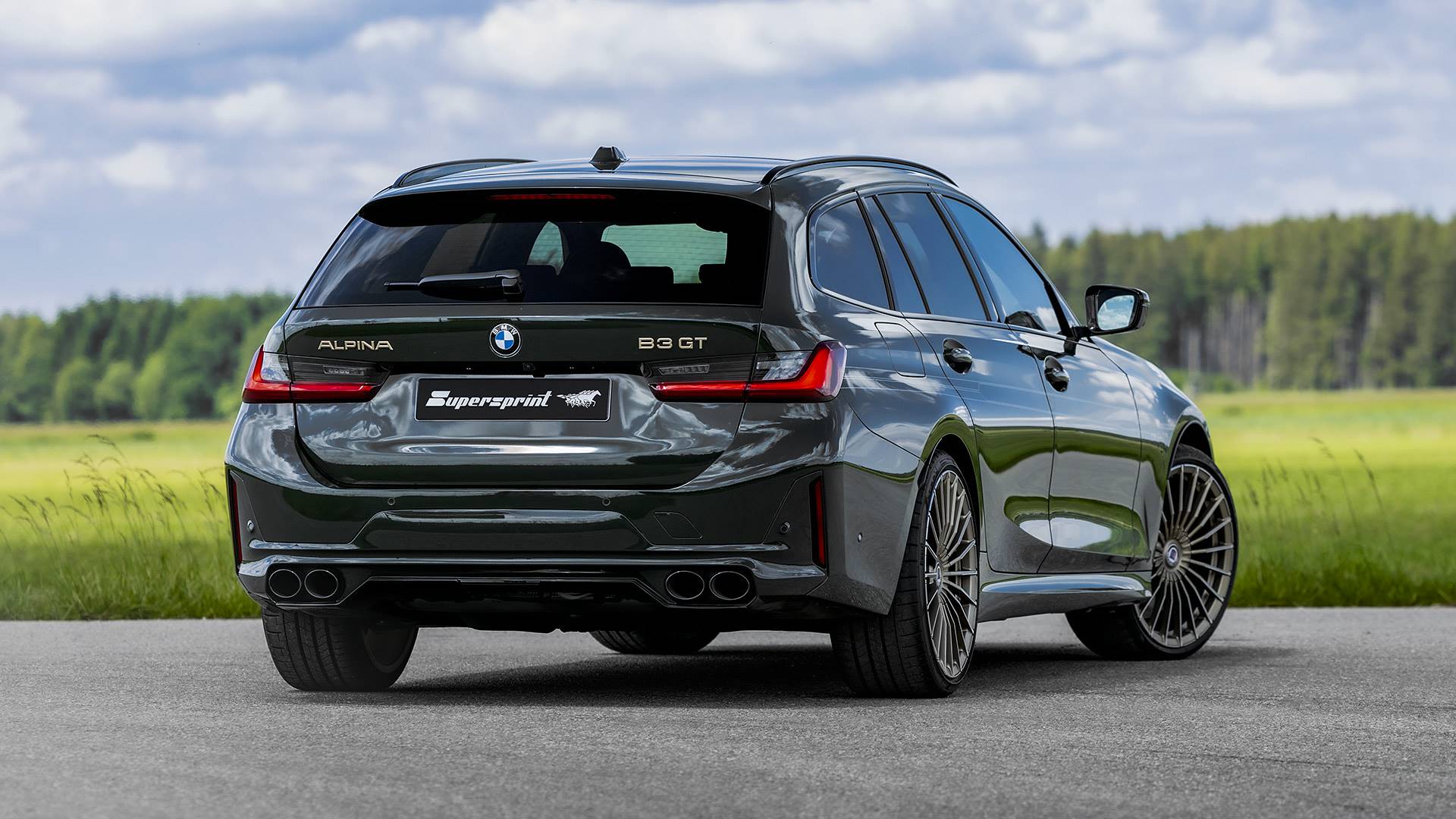 1920x1080 ALPINA B3 GT (G21) Touring 4x4 (S58 Hp with OPF) 2024 -> sports exhaust, buy an exhaust system for ALPINA B3 GT (G21) OPF 2024