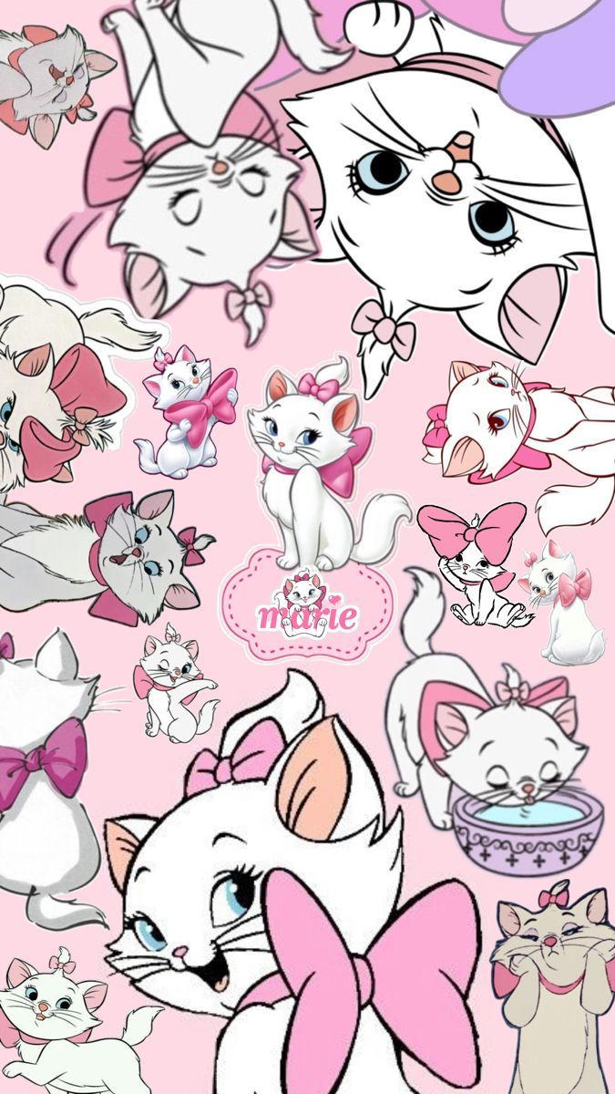 675x1200 Marie Wallpaper. Cute disney drawings, Marie cat, Mother cat