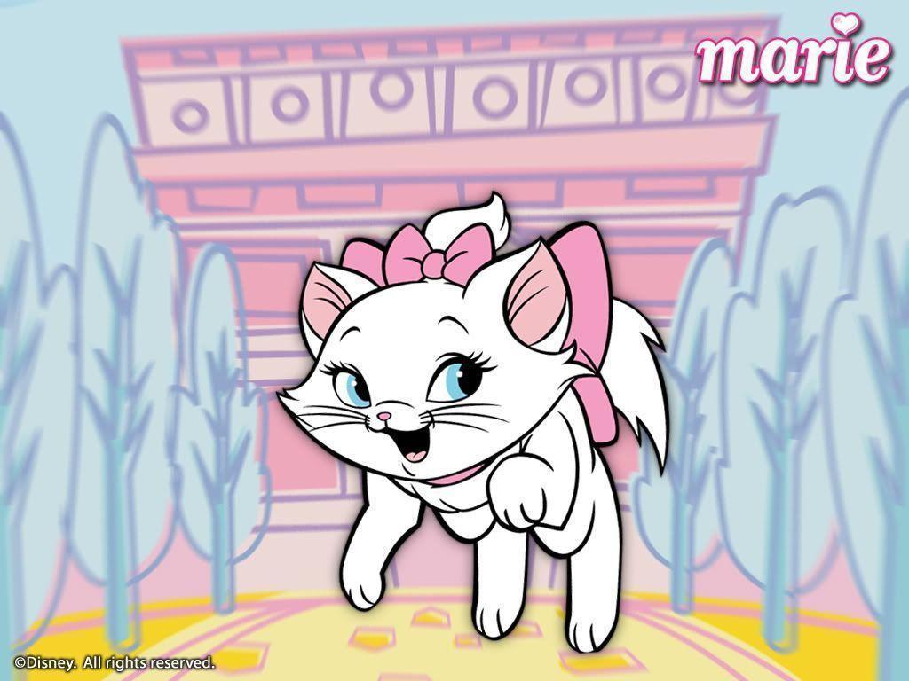 1024x768 Marie Aristocats Wallpaper